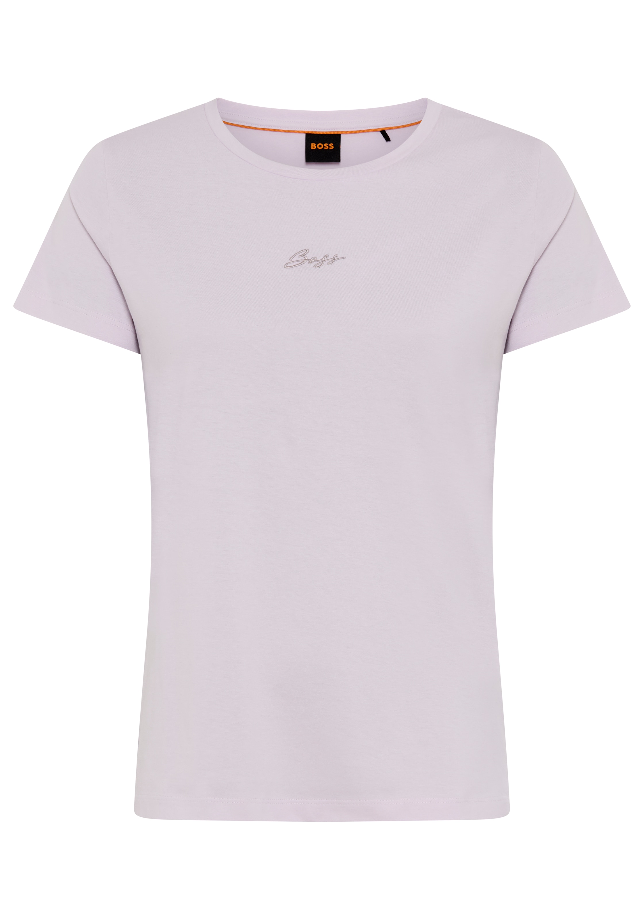 BOSS ORANGE T-Shirt »Elove Embro Premium Damenmode« mit Rundhals, Slim Fit