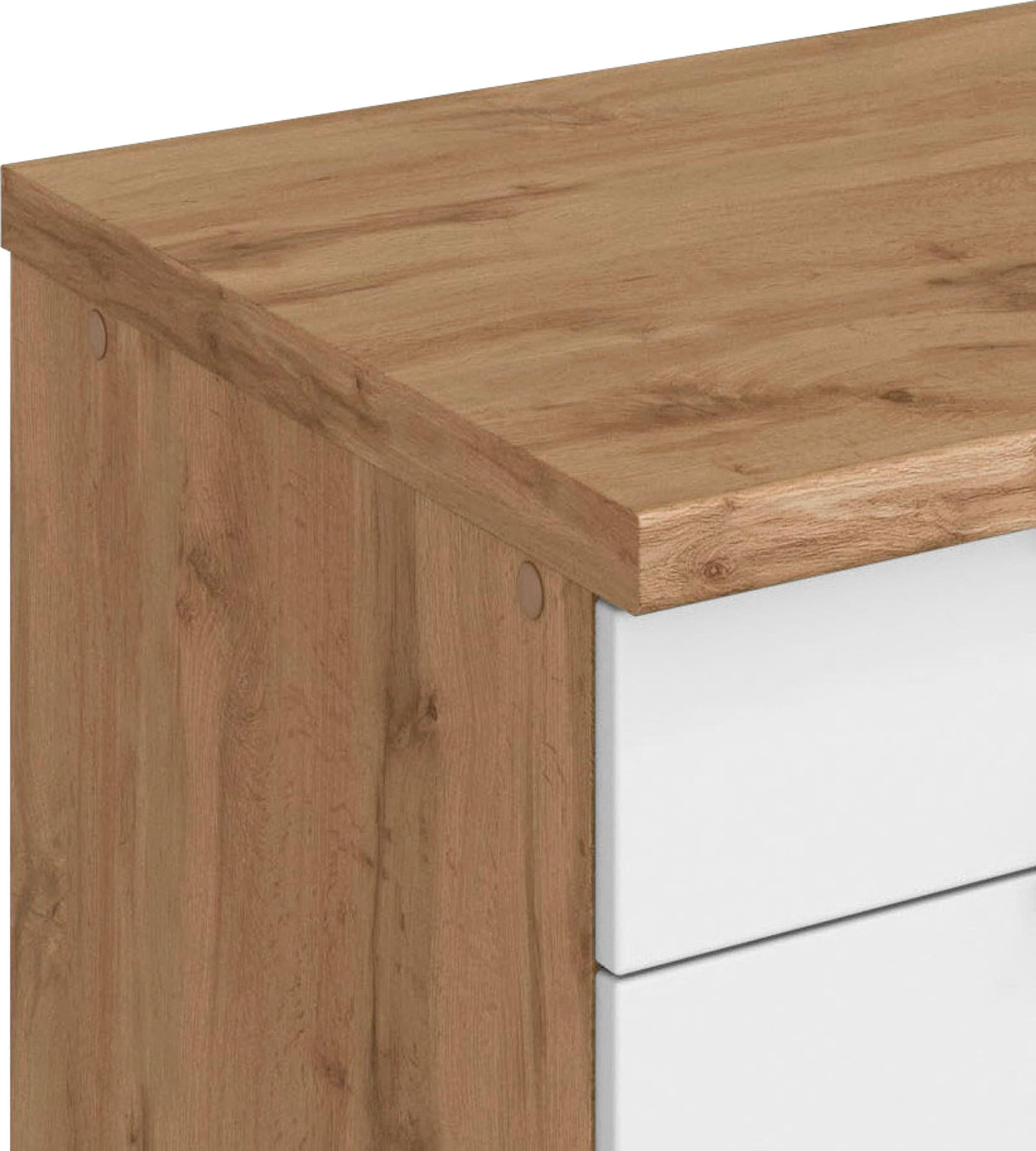 KOCHSTATION Unterschrank »KS-Luhe« 180 cm breit, für viel Stauraum, MDF-Fronten mit waagerechter Lisene