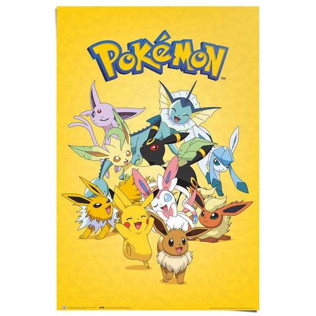 Reinders! Poster »Pokémon Evolutionen« auf Raten kaufen
