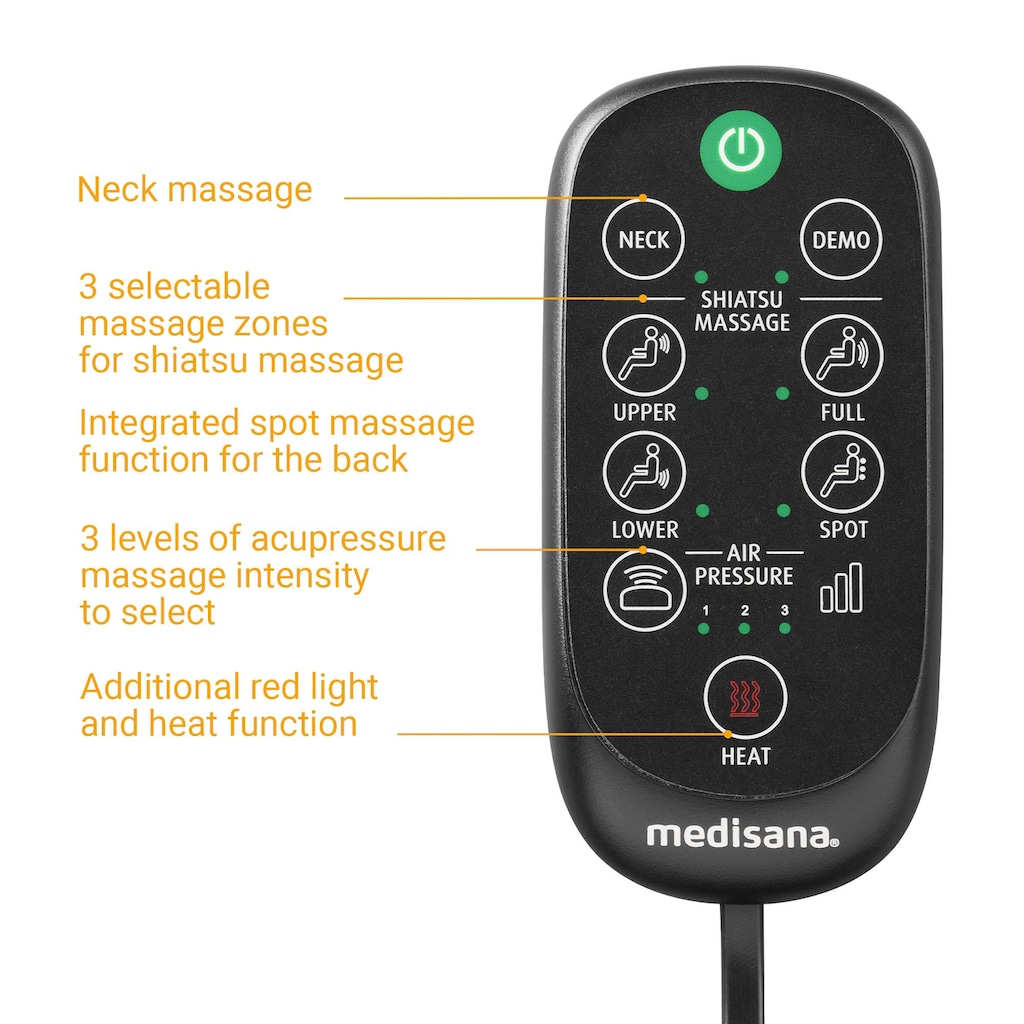 Medisana Shiatsu-Massagesitzauflage »MC 825«