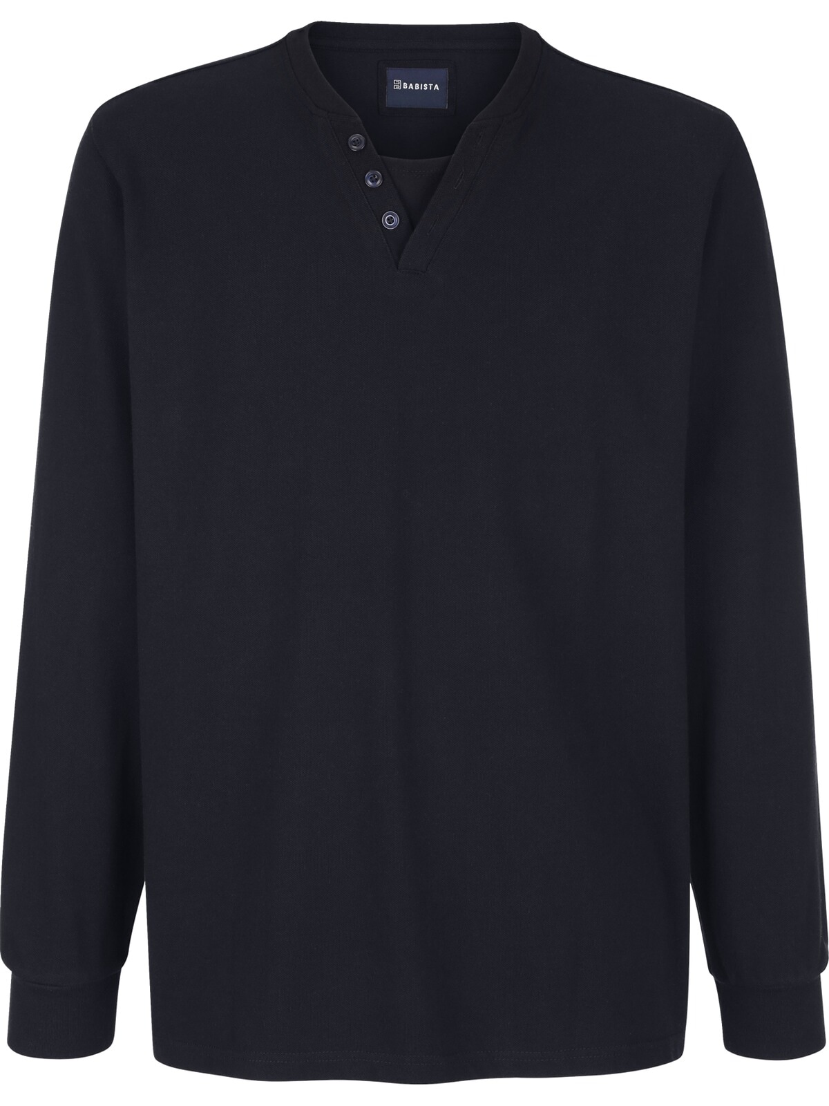 Babista Poloshirt »Langarmshirt HIROTTO«, (1 tlg.), mit Ellenbogenpatches