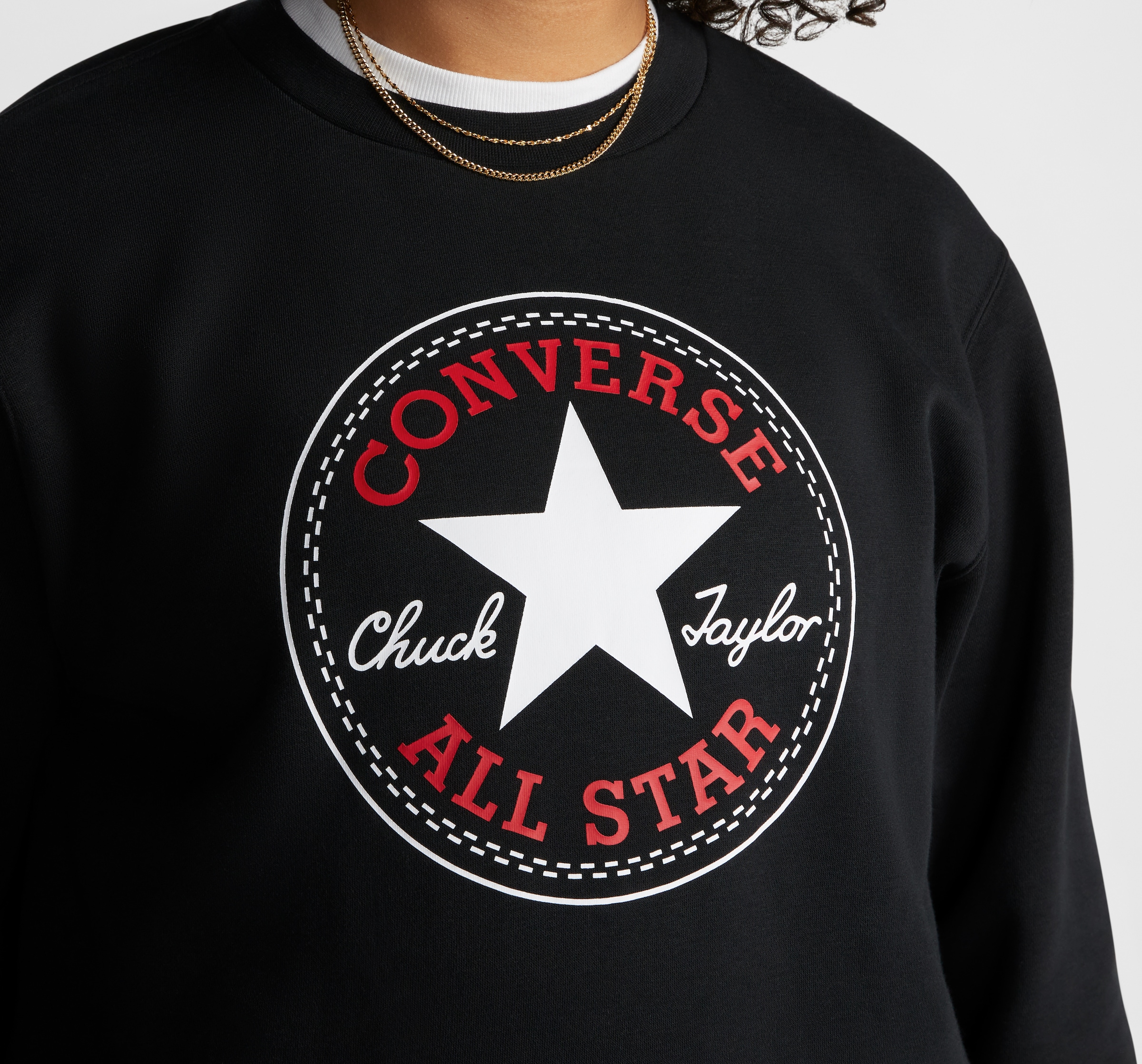 Converse Sweatshirt »UNISEX ALL STAR PATCH BRUSHED BACK« bei