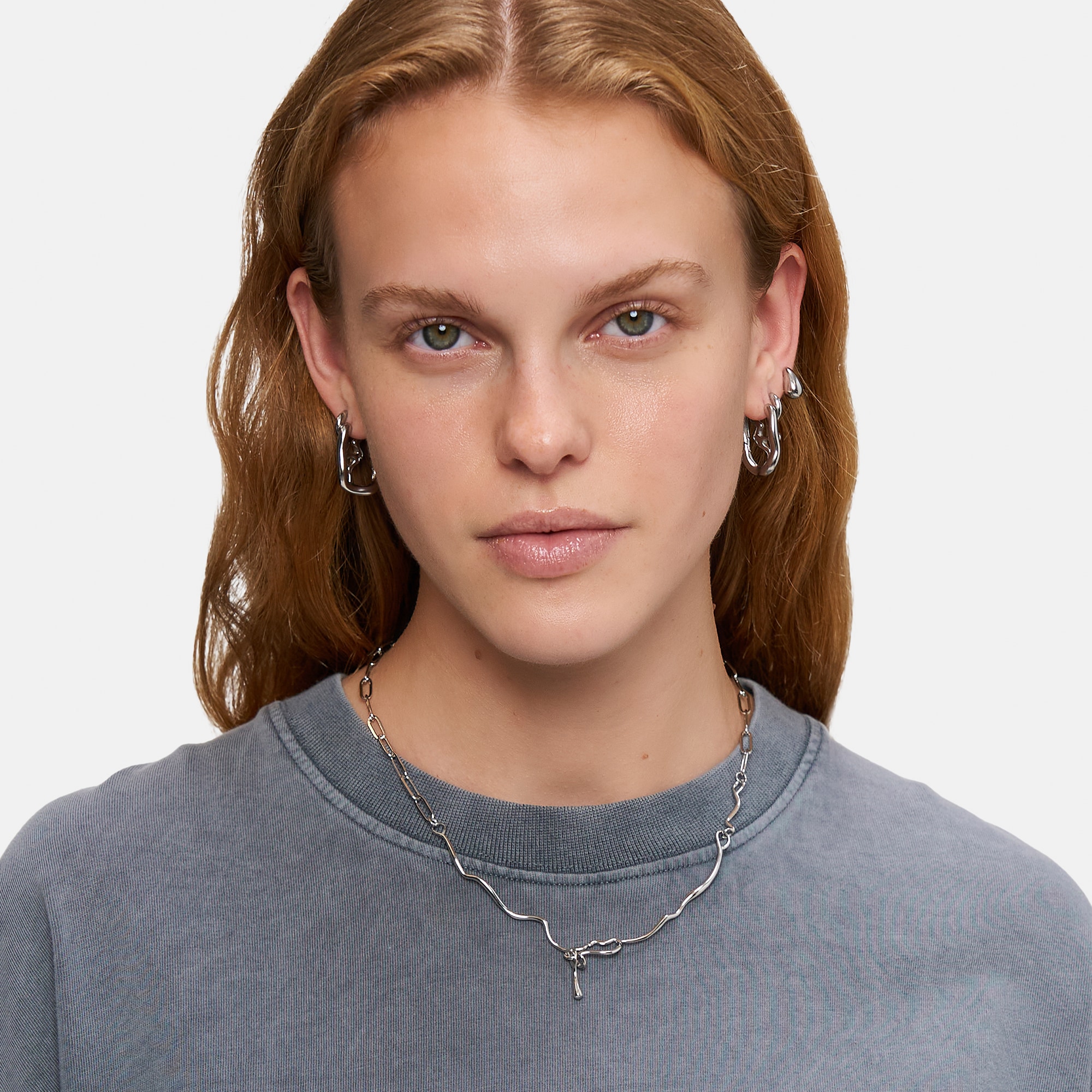 Liebeskind Berlin Kette mit Anhänger »Schmuck Geschenk Edelstahl Halskette The Melting Organic«