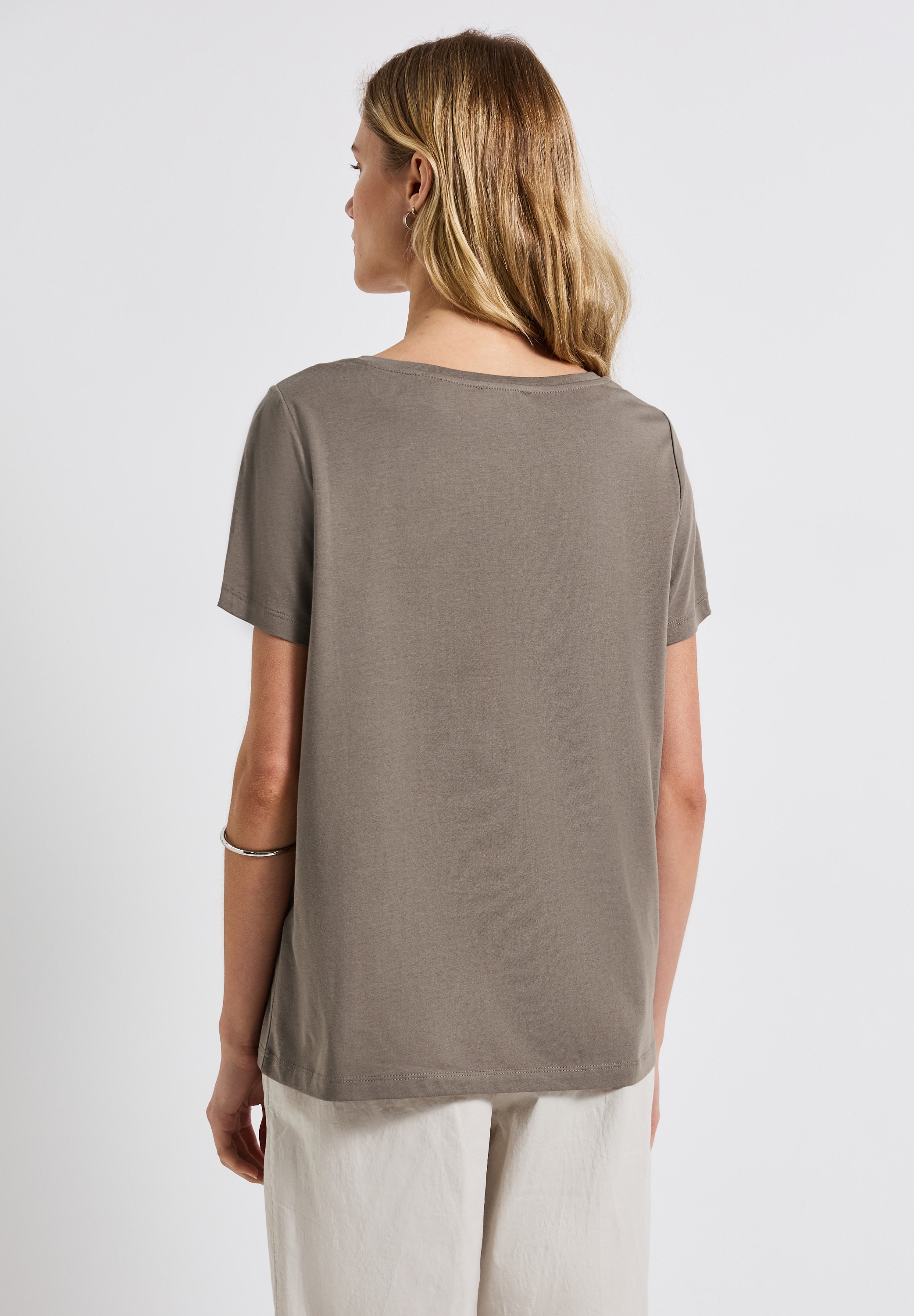 STREET ONE Shirttop mit Wording Print