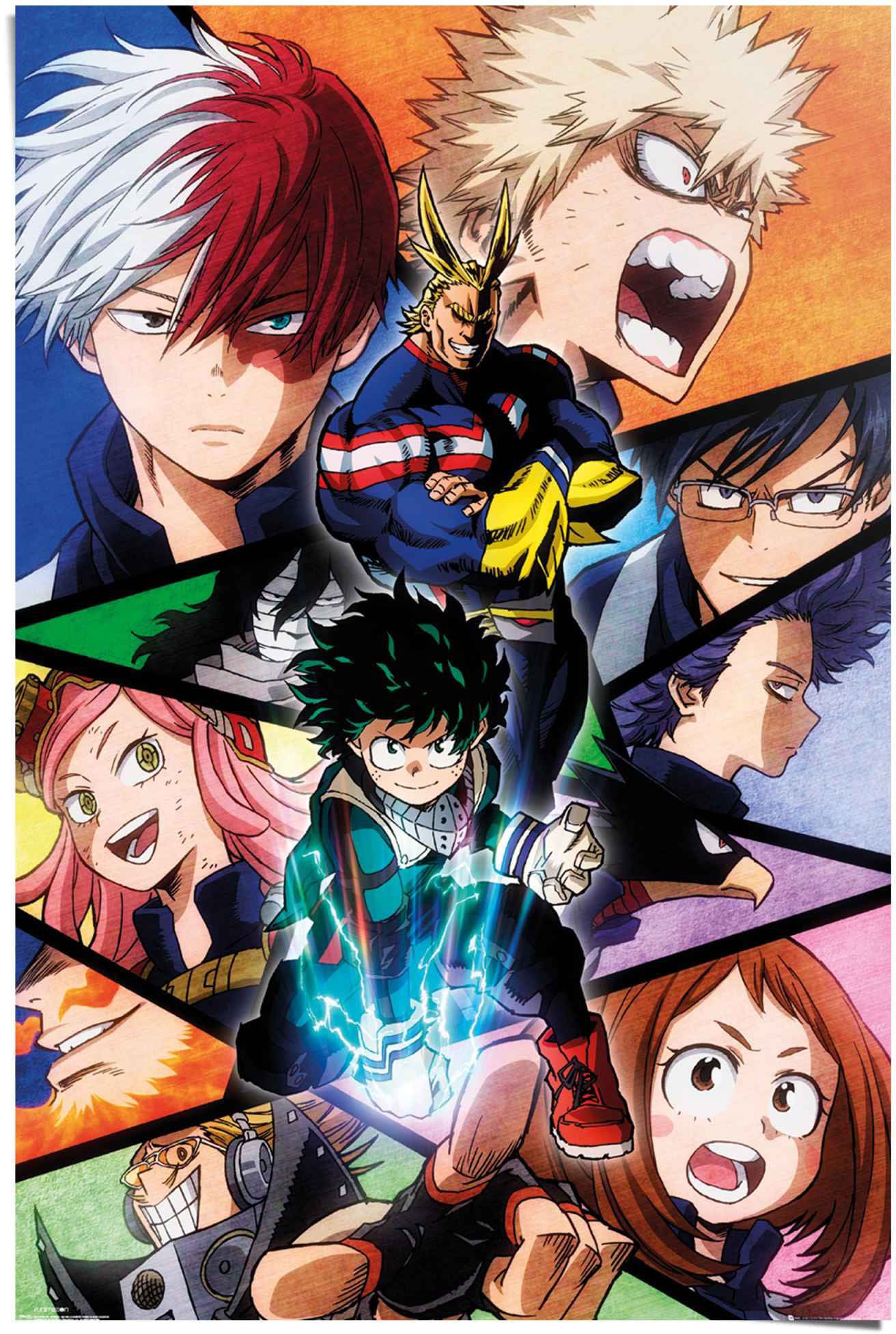 Reinders! Poster »My Hero Academia Japan - Manga - Superheld - Anime«, (1  St.) auf Rechnung bestellen