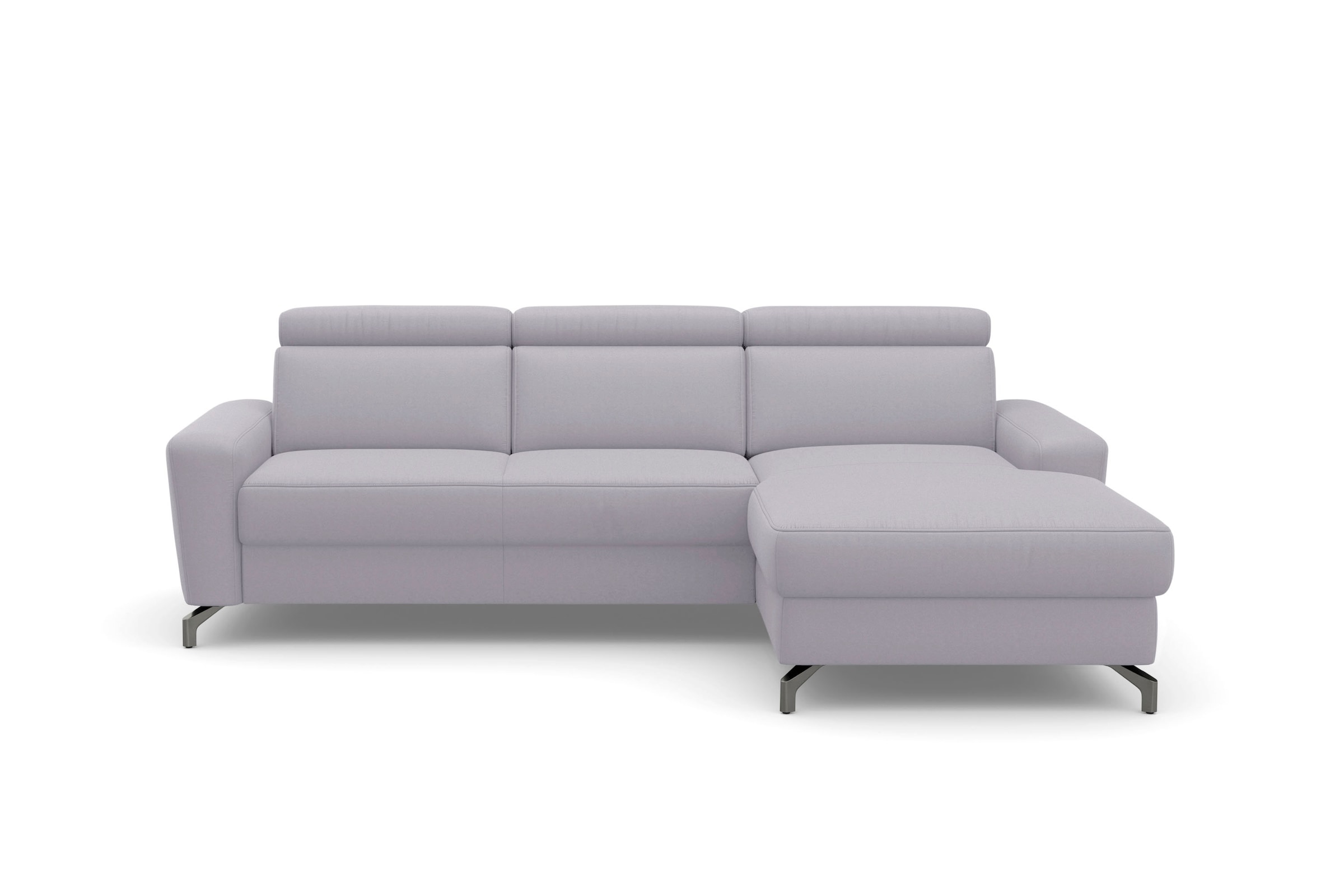 sit&more Ecksofa »Scarlett L-Form«, inklusive Kopfteilverstellung, wahlweise mit Bettfunktion, Bettkasten
