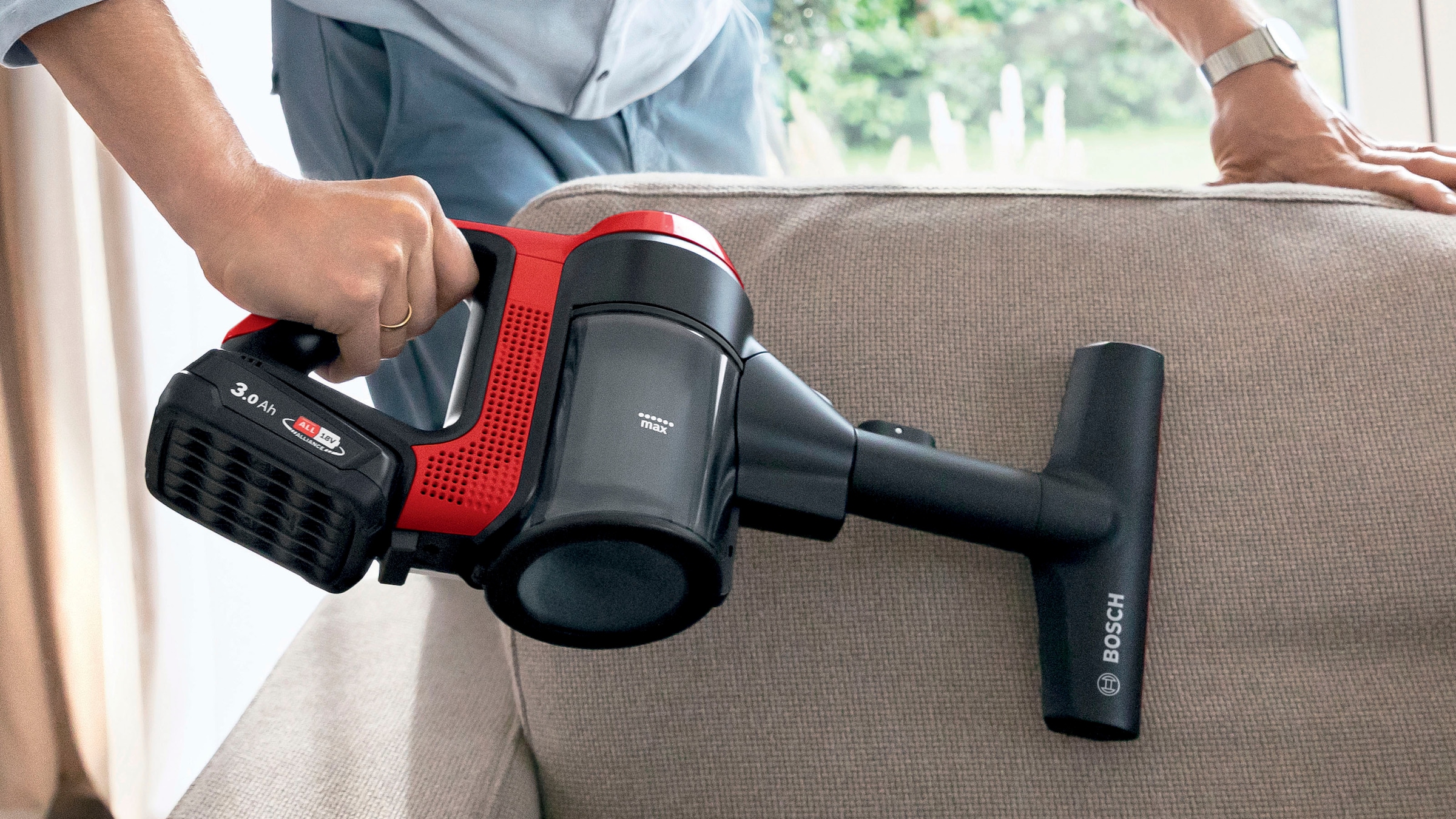 BOSCH Akku-Stielstaubsauger »Unlimited Serie 7 BKS711PET«, 40 Min. Laufzeit, knickbares Rohr, inkl. umfangreichen Zubehör