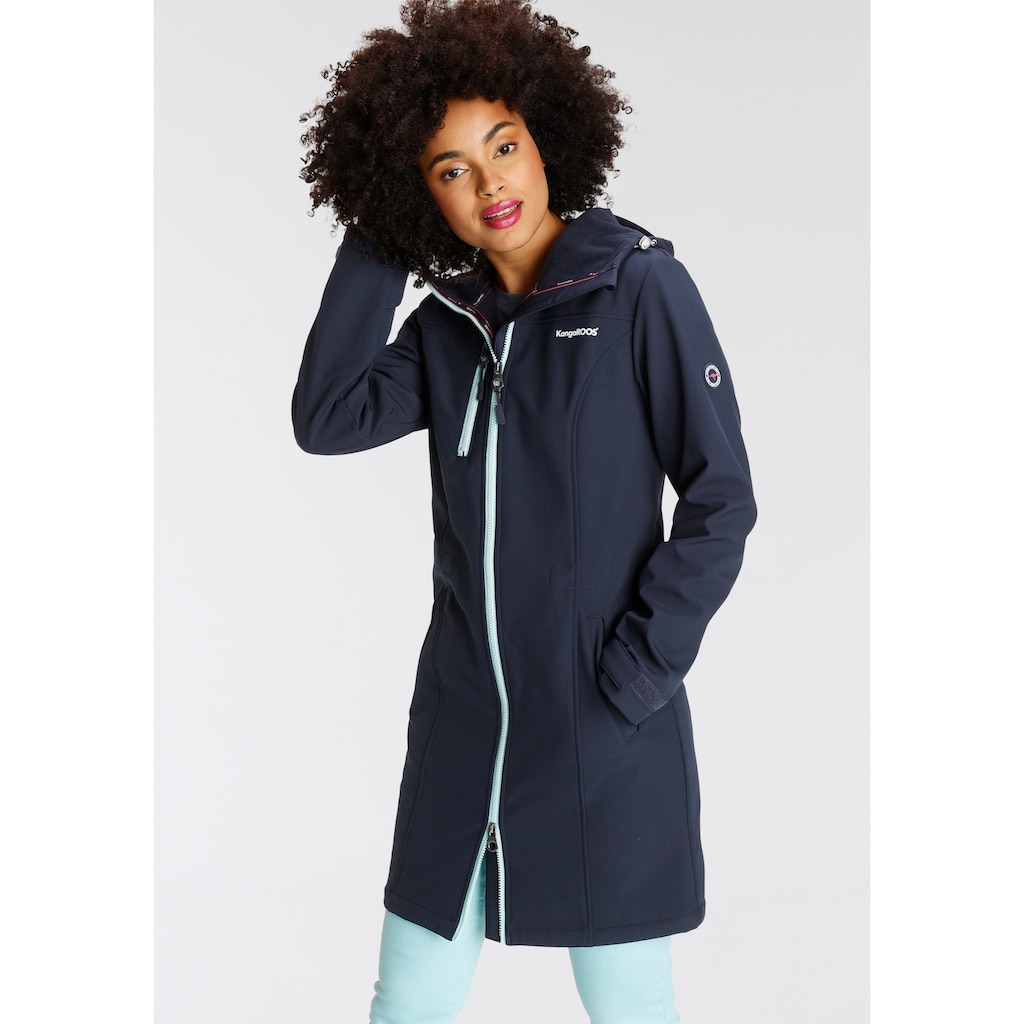 KangaROOS Softshelljacke, mit Kapuze