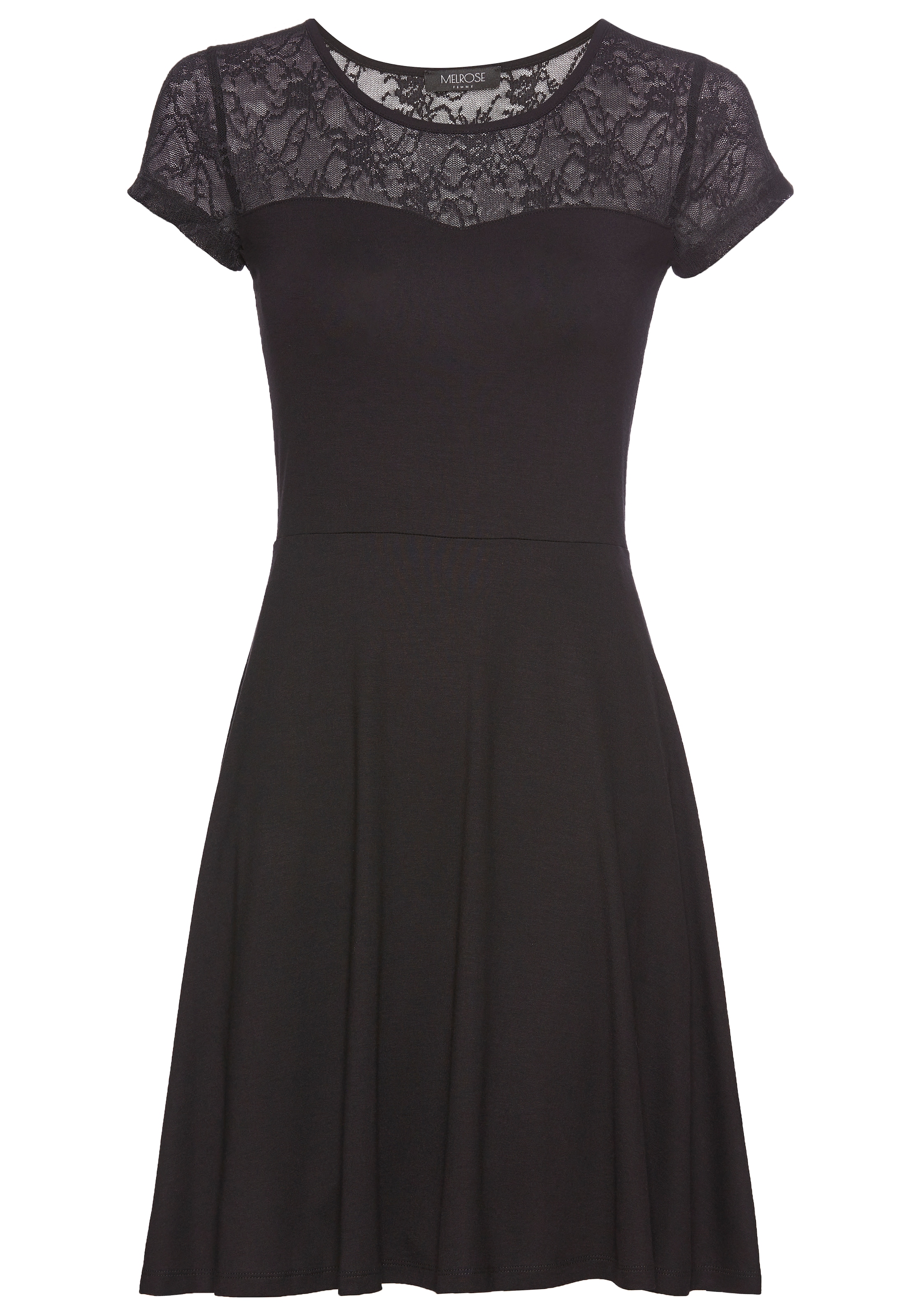 Laura Scott Sommerkleid, mit romantische Spitzen Ärmel & Rücken aus Jersey - NEUE KOLLEKTION