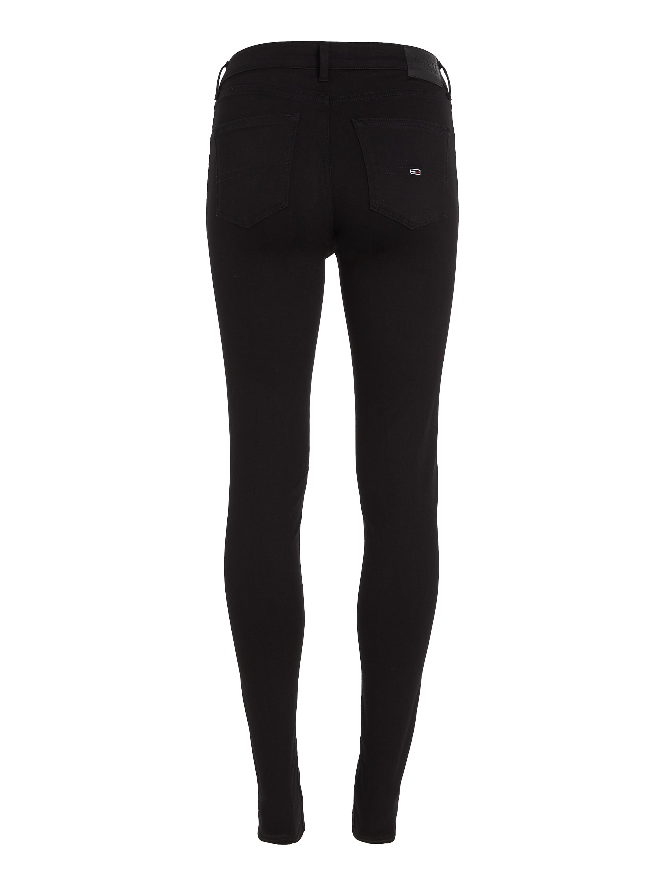 Tommy Jeans Skinny-fit-Jeans »Nora Mid Rise Skinny Fit«, mit Tommy Jeans Logo-Badge & Stickereien