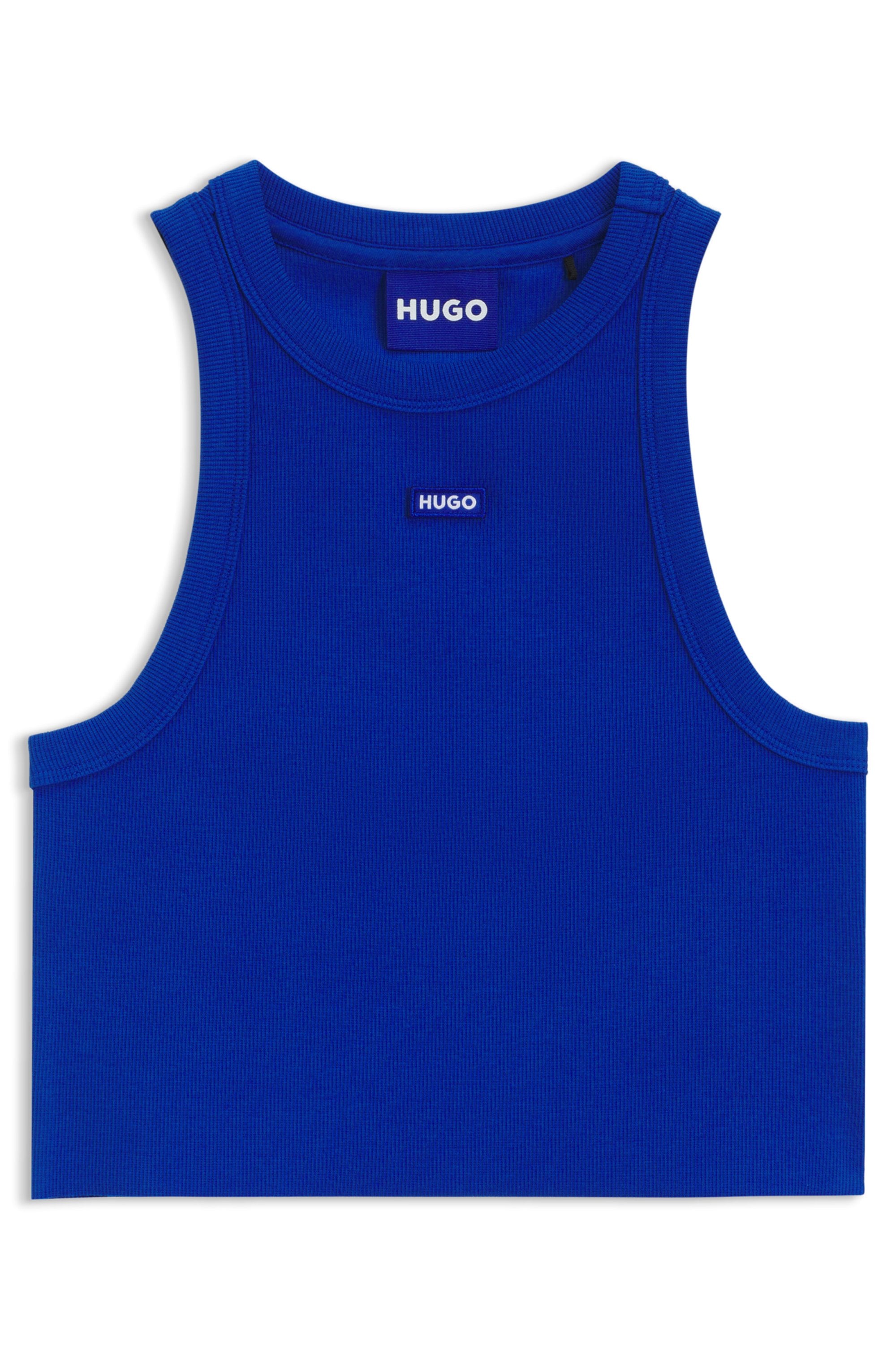 HUGO Blue Tanktop »Baby Tank«, Cropped-Form