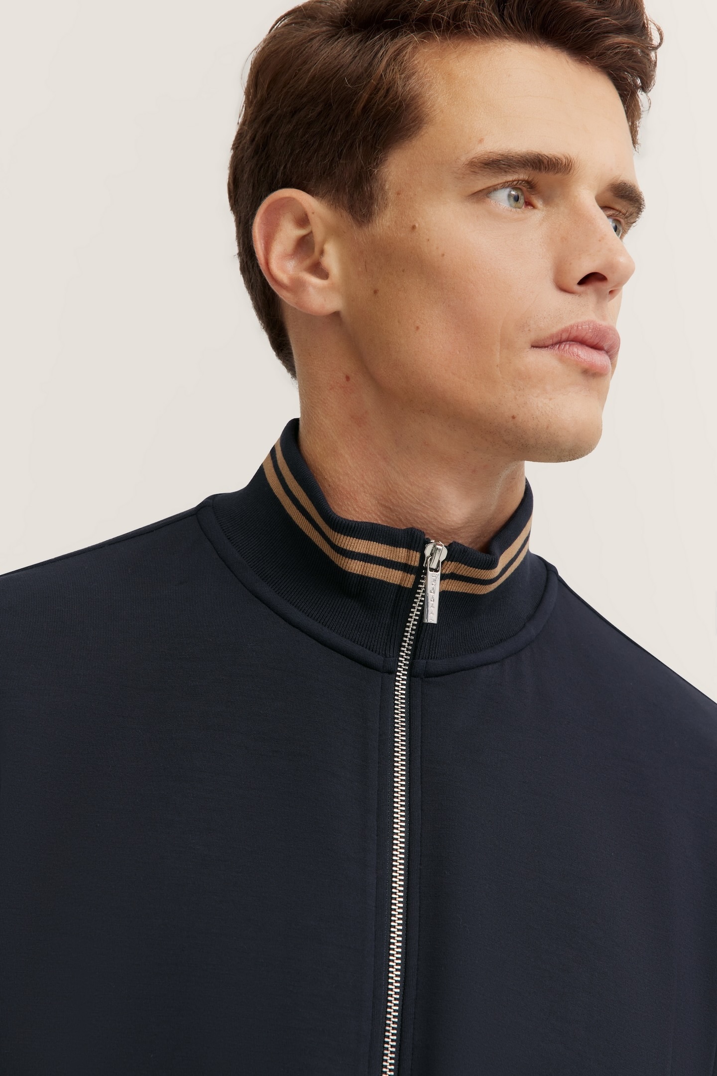 bugatti Sweatjacke mit Reißverschluss