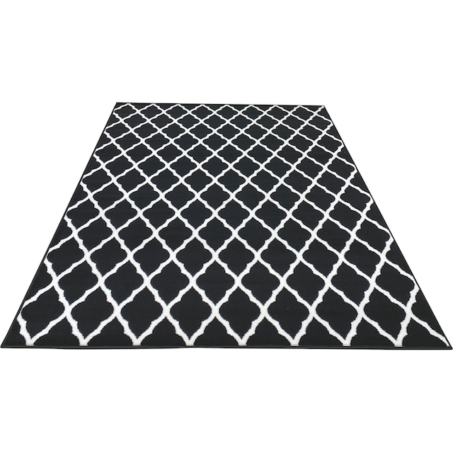 Leonique Teppich »Elliota«, rechteckig, grafisches Rauten-Design, modern,  Kurzflor-Teppich