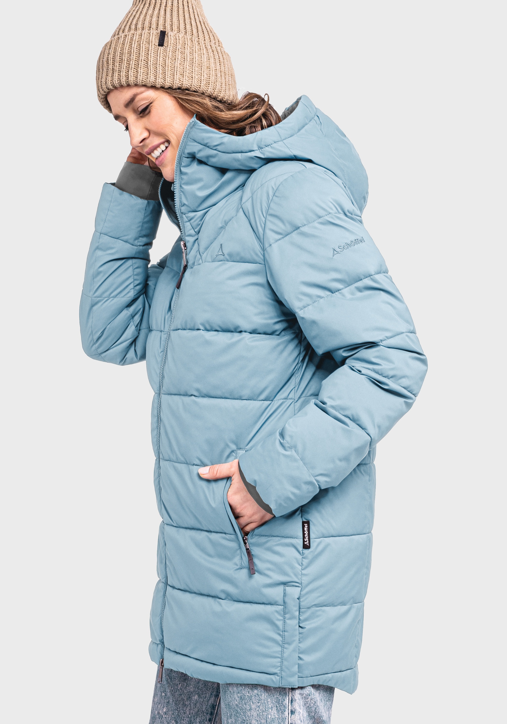 Schöffel Parka »Insulated Parka Boston L«, mit Kapuze