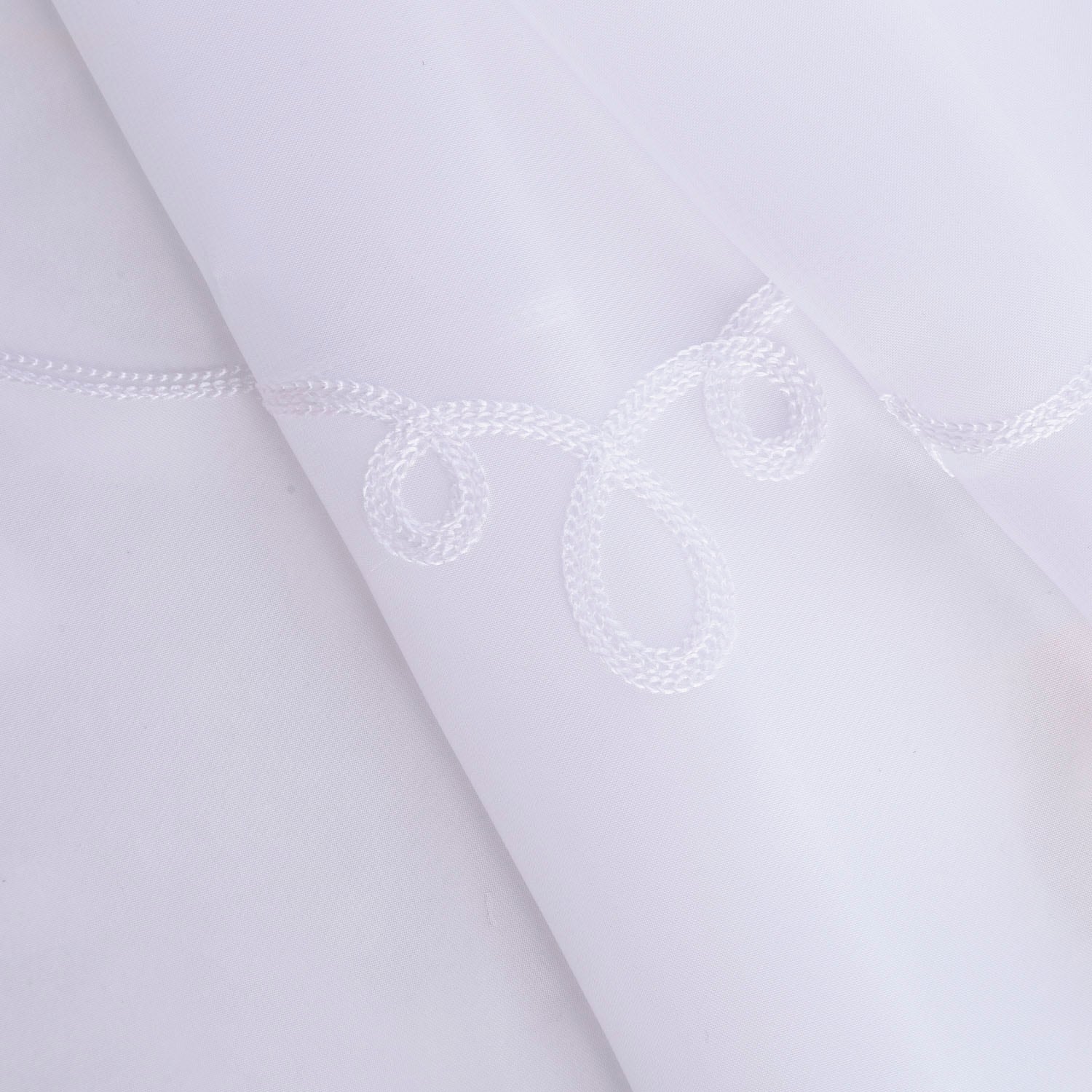 Gerster Scheibengardine »Kalinda« Schlaufen 1 Stk. tlg. HxB: 50x150, mit feinem Stickdesign