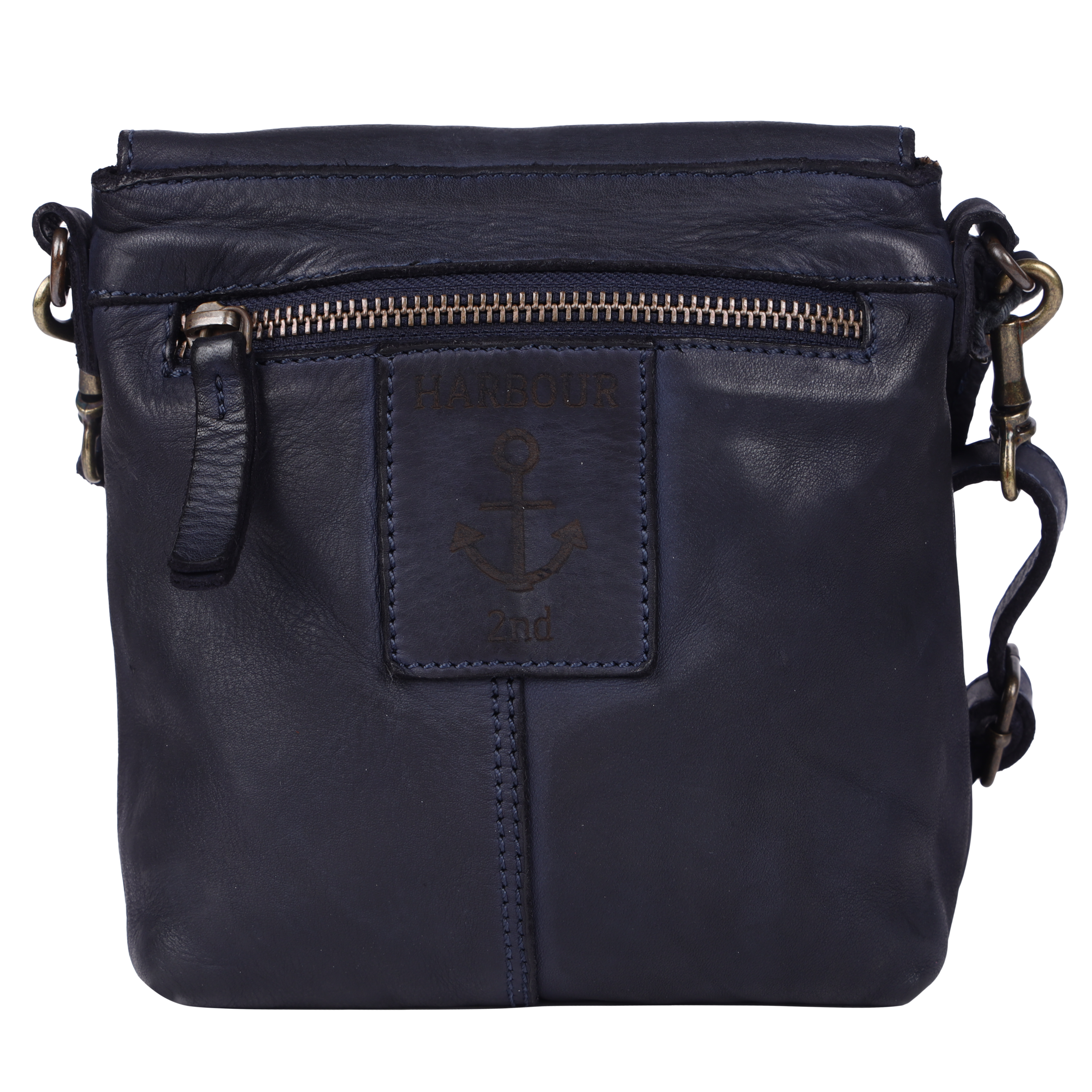 HARBOUR 2nd »Iben« Damen Handtasche, Schultertasche mit Anker-Anhäner