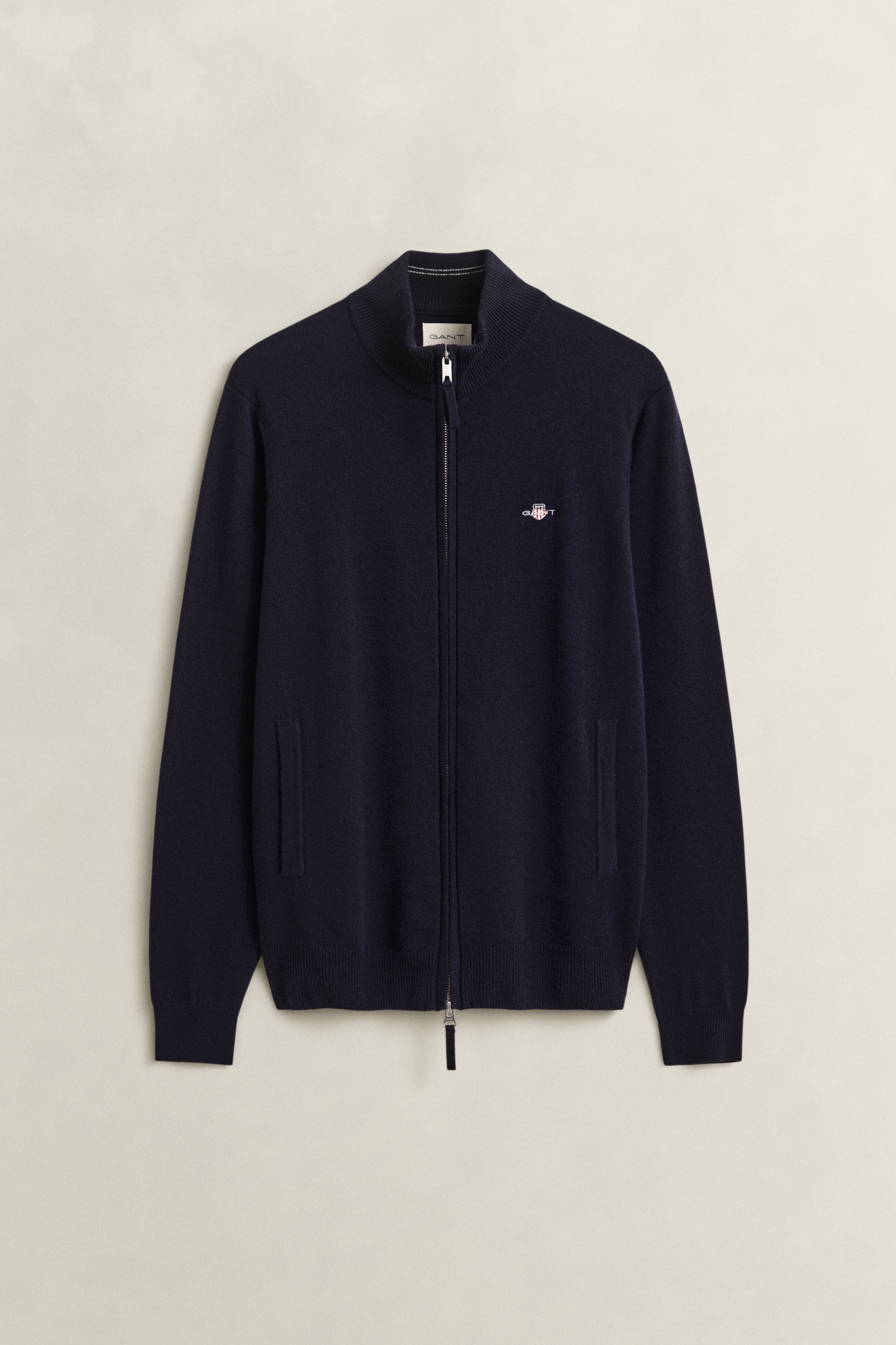 Gant Cardigan »SUPERFINE LAMBSWOOL« Reißverschluss, aus Wolle, regular fit