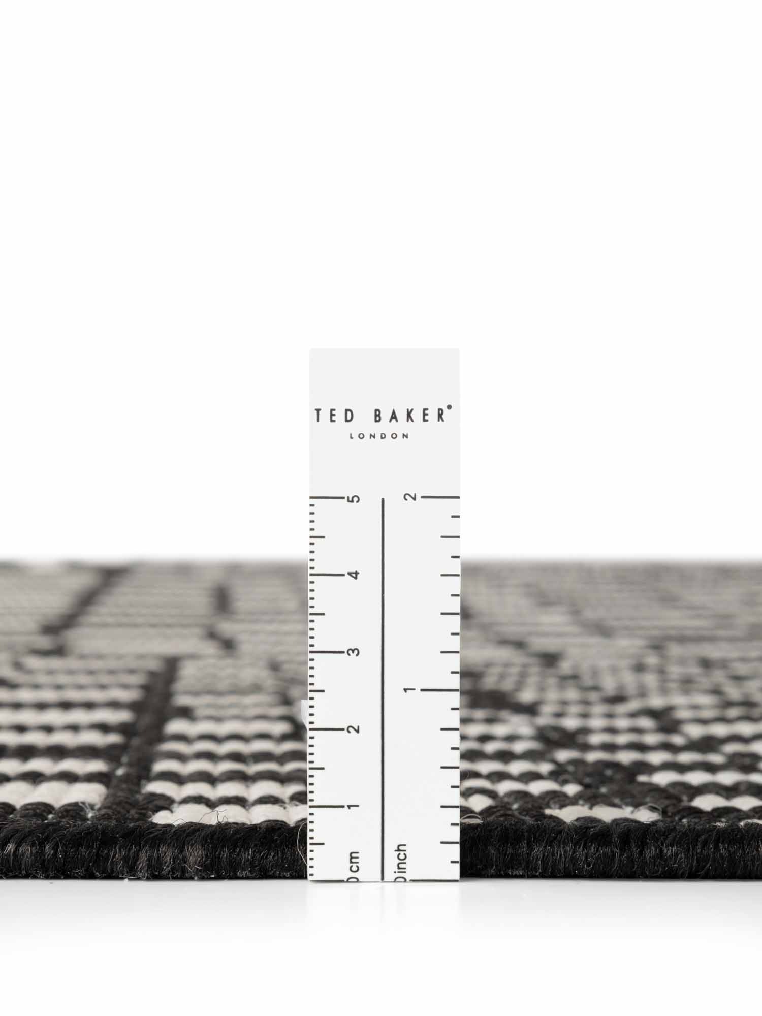 Ted Baker Teppich »Barkham , Wendeteppich« rechteckig 8 mm Höhe Designteppich, Wetterfest, Pflegeleicht, Modern, Wohnzimmer, Terrasse