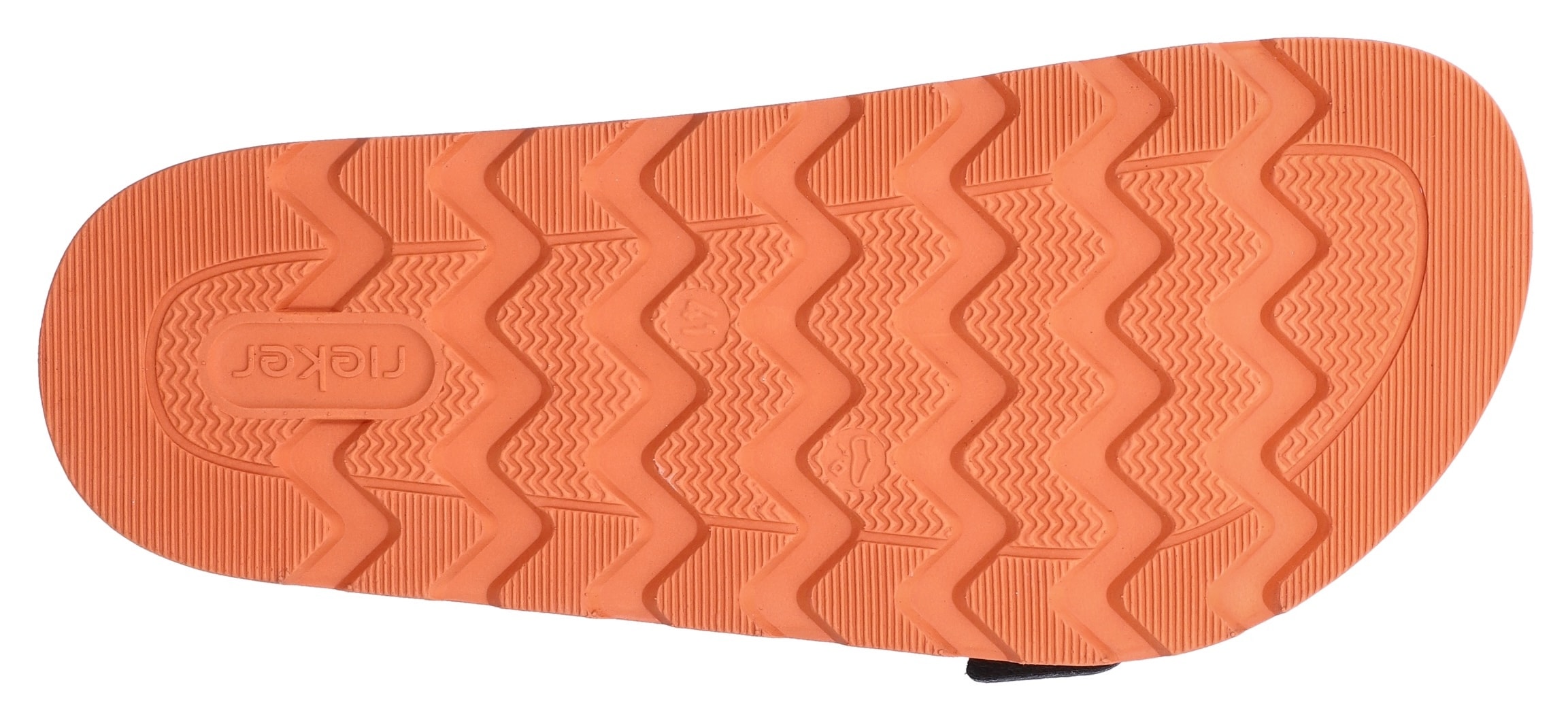 Rieker Pantolette  Sommerschuh, Strandschuh, Hausschuh mit bequemem Fußbett