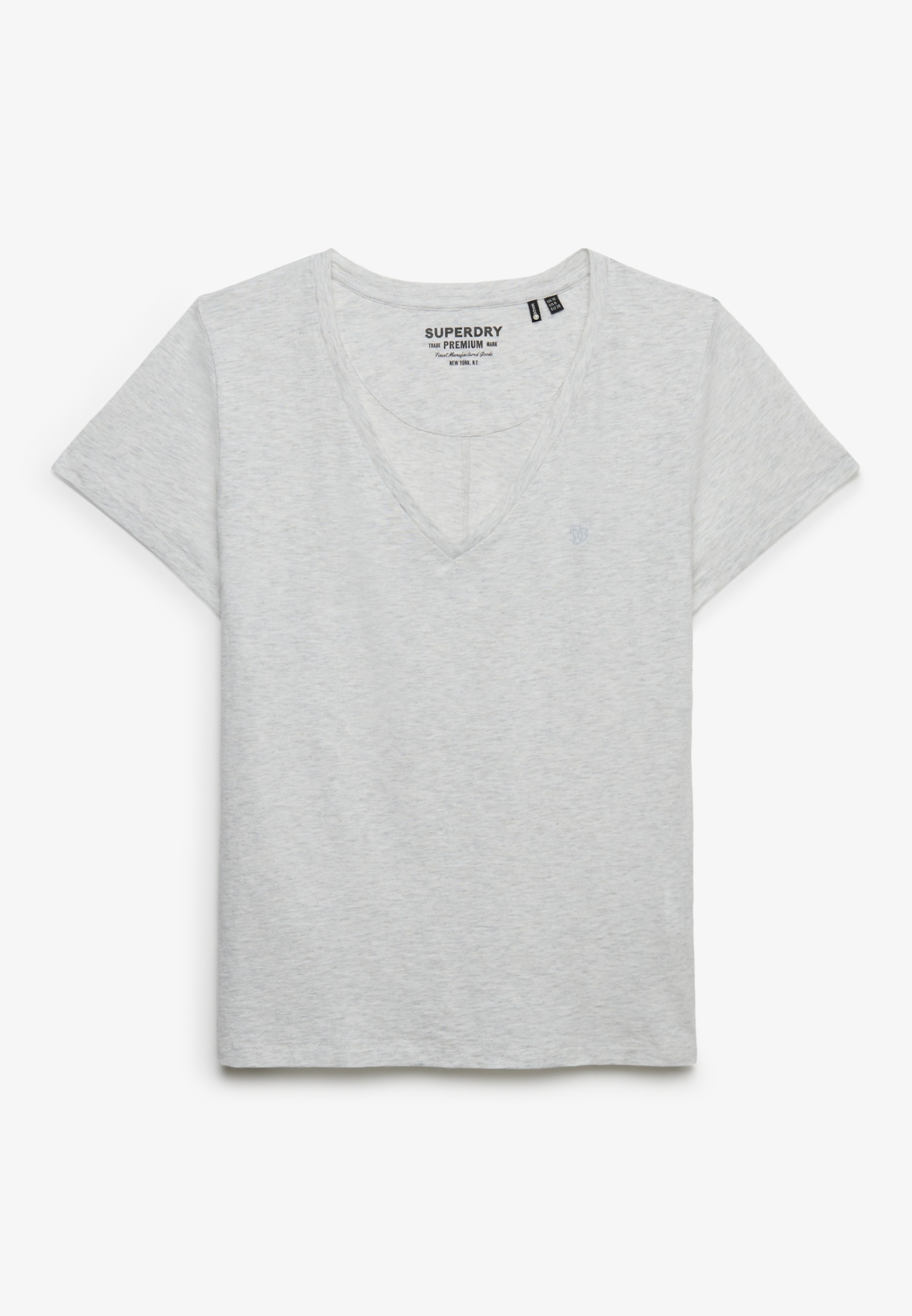 Superdry T-Shirt »STUDIOS SLUB EMB VEE TEE« Baumwollmischung, relaxed fit