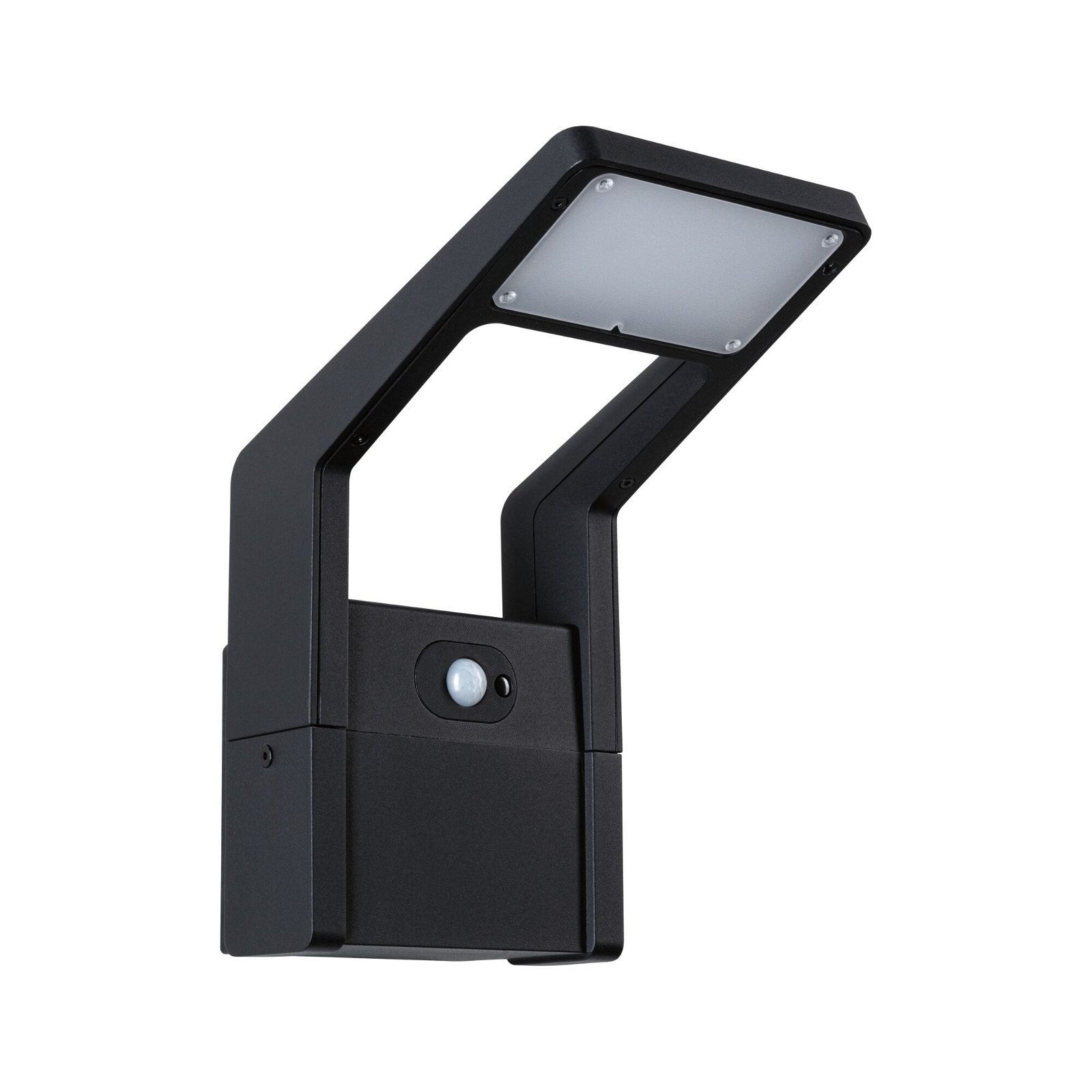 Paulmann LED Außen-Wandleuchte »Juntea IP44 140x217mm 3000K 11W 900lm 230V Anthrazit Aluminium«, 1 flammig, Bewegungsmelder