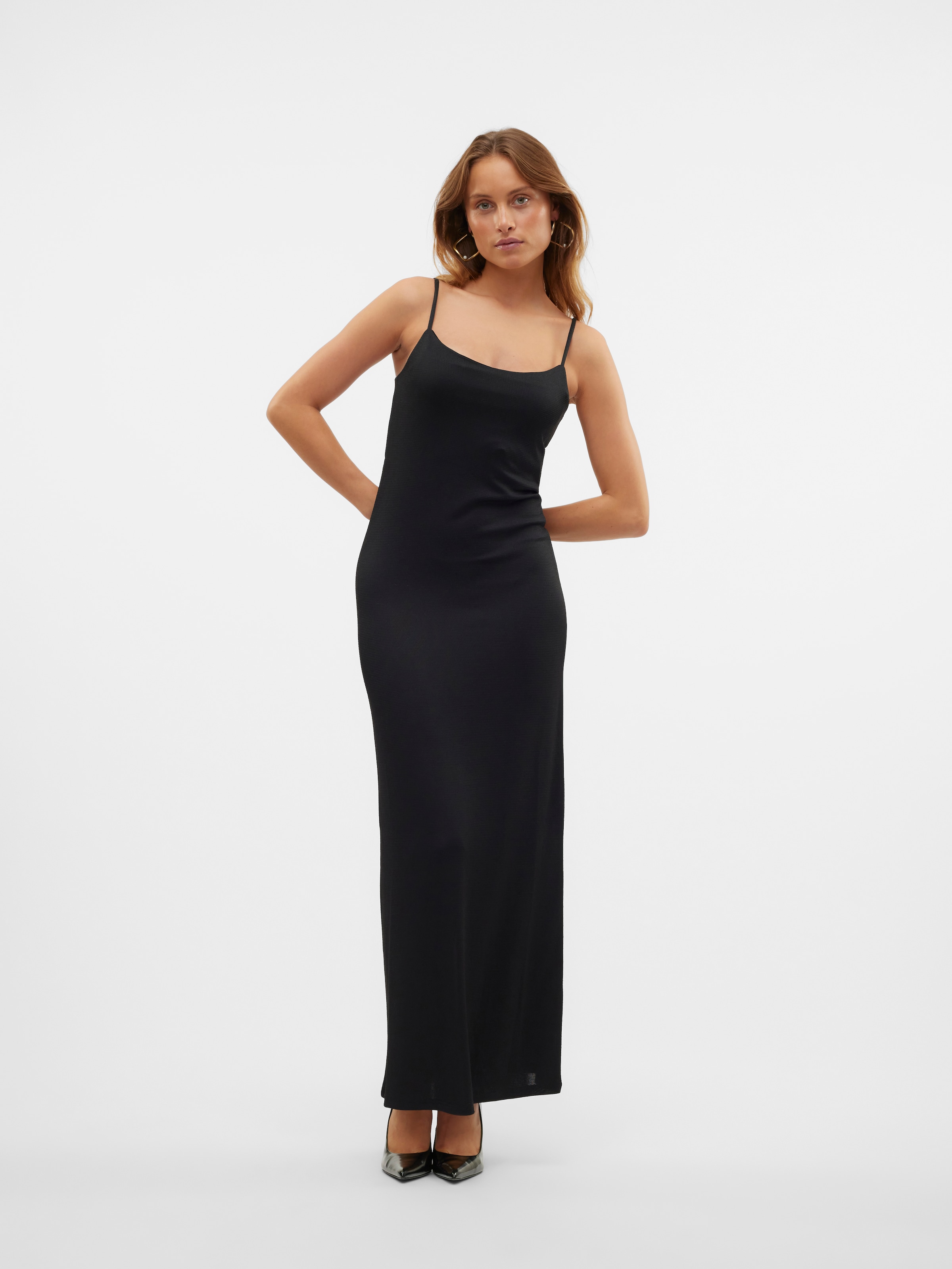 Vero Moda Spaghettikleid »VMKANVA ANKLE GLITTER SINGLET DRESS JRS«, mit Glitzereffekt