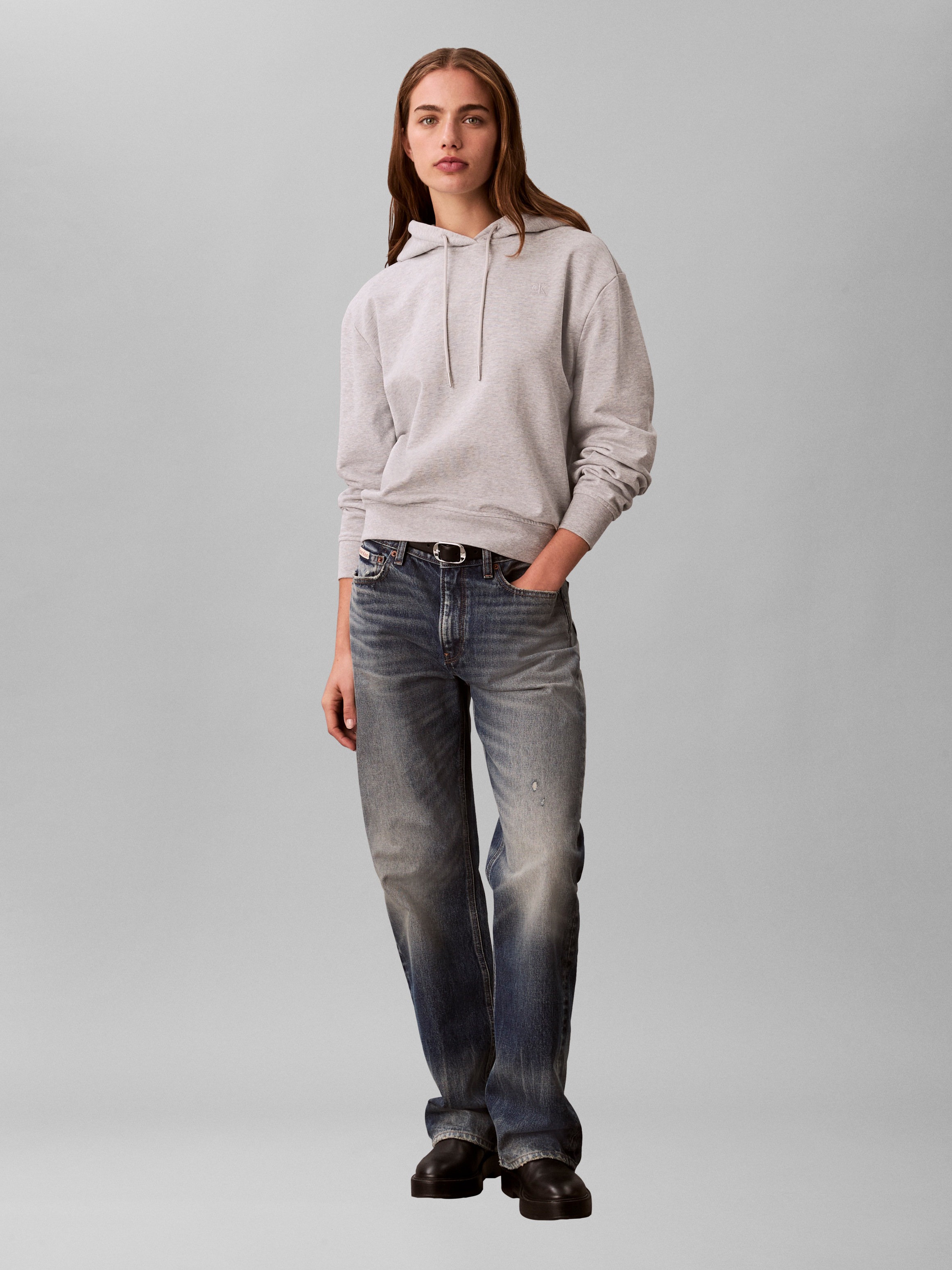 Calvin Klein Jeans Kapuzensweatshirt »LS ARCHIVE TERRY PO HOOD«, Mit Rundhalsausschnitt
