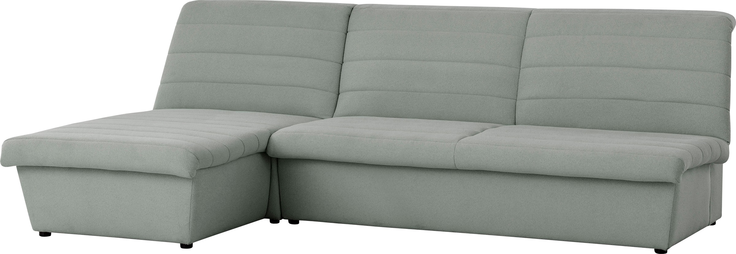 LOOKS by Wolfgang Joop Ecksofa »LOOKS VIII L-Form«, Quersteppung, ohne Armlehnen, in zwei verschiedenen Größen