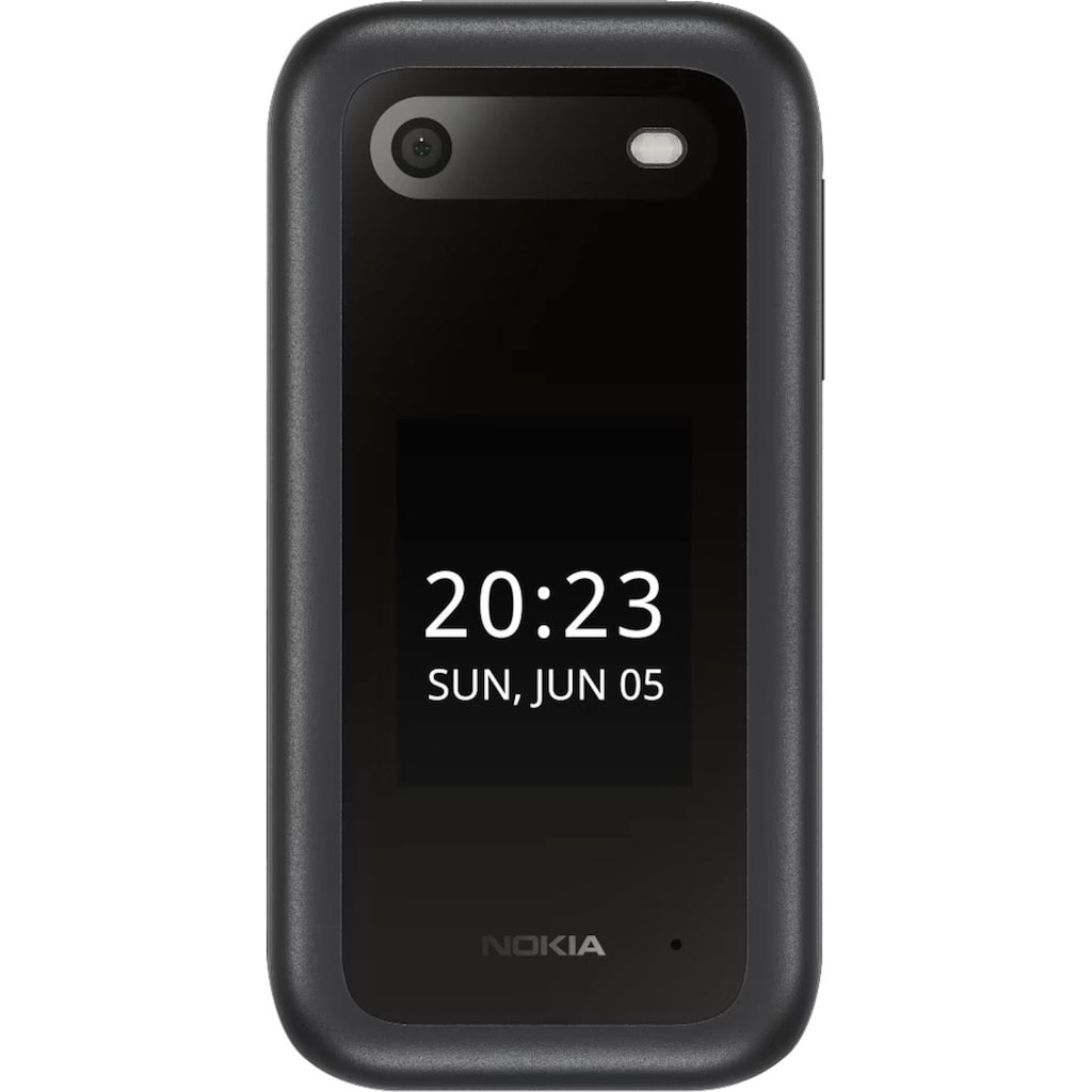 Nokia Klapphandy »2660 Flip«, schwarz, 7,11 cm/2,8 Zoll, 0,13 GB Speicherplatz, 0,3 MP Kamera