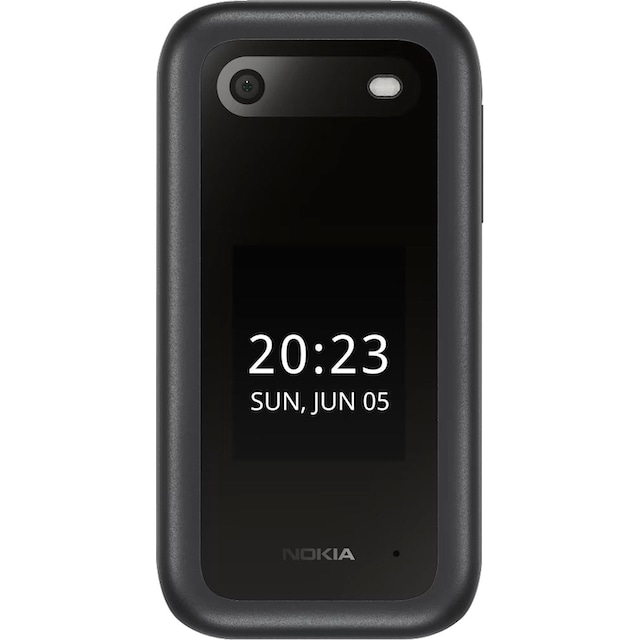 Nokia Klapphandy »2660 Flip«, schwarz, 7,11 cm/2,8 Zoll, 0,13 GB  Speicherplatz, 0,3 MP Kamera ➥ 3 Jahre XXL Garantie | UNIVERSAL