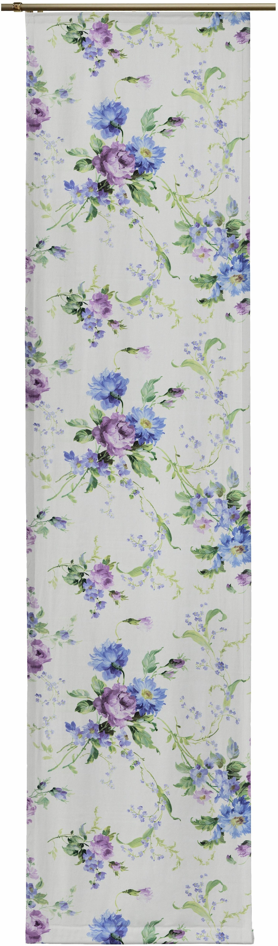 Wirth Schiebegardine »MONTROSE« Klettband 1 Stk. tlg. inkl. Beschwerungsstange