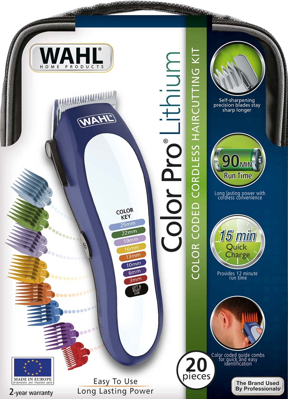 Wahl Haarschneider »Color Pro Lithium«, 10 Aufsätze