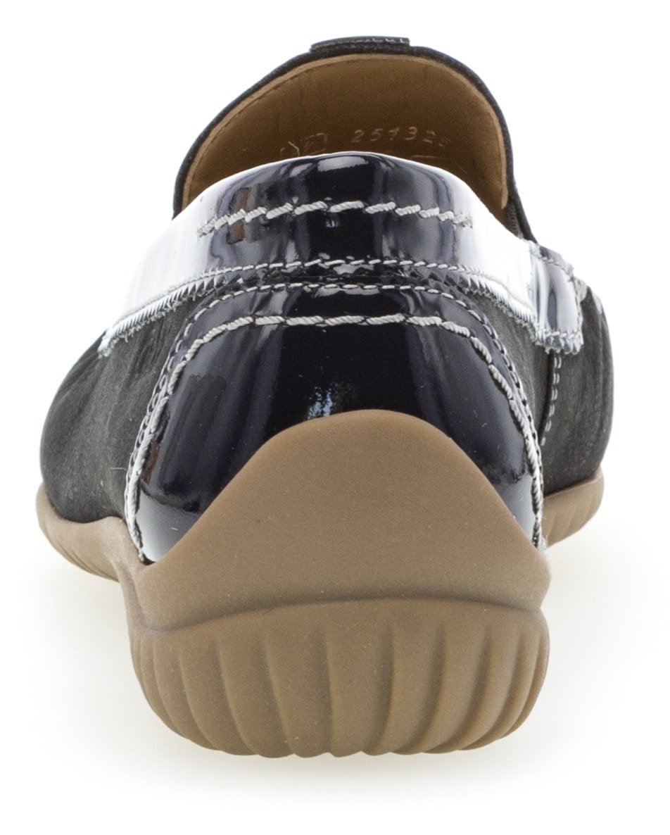 Gabor Mokassin »FLORENZ«, Slipper, Schlupfschuh mit Gummizug, Weite G (=weit)