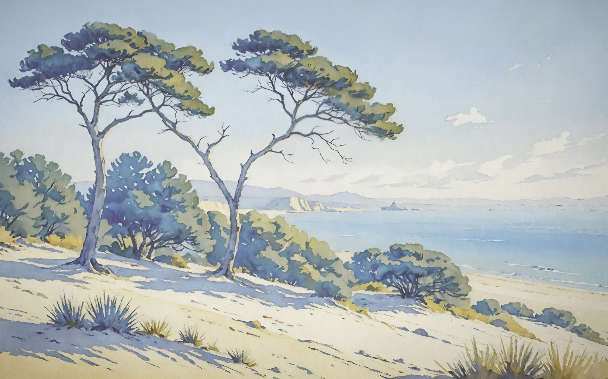 Komar Fototapete »Vlies Fototapete - Sandy Coast - Größe 400 x 250 cm« Motiv | bedruckt glatt