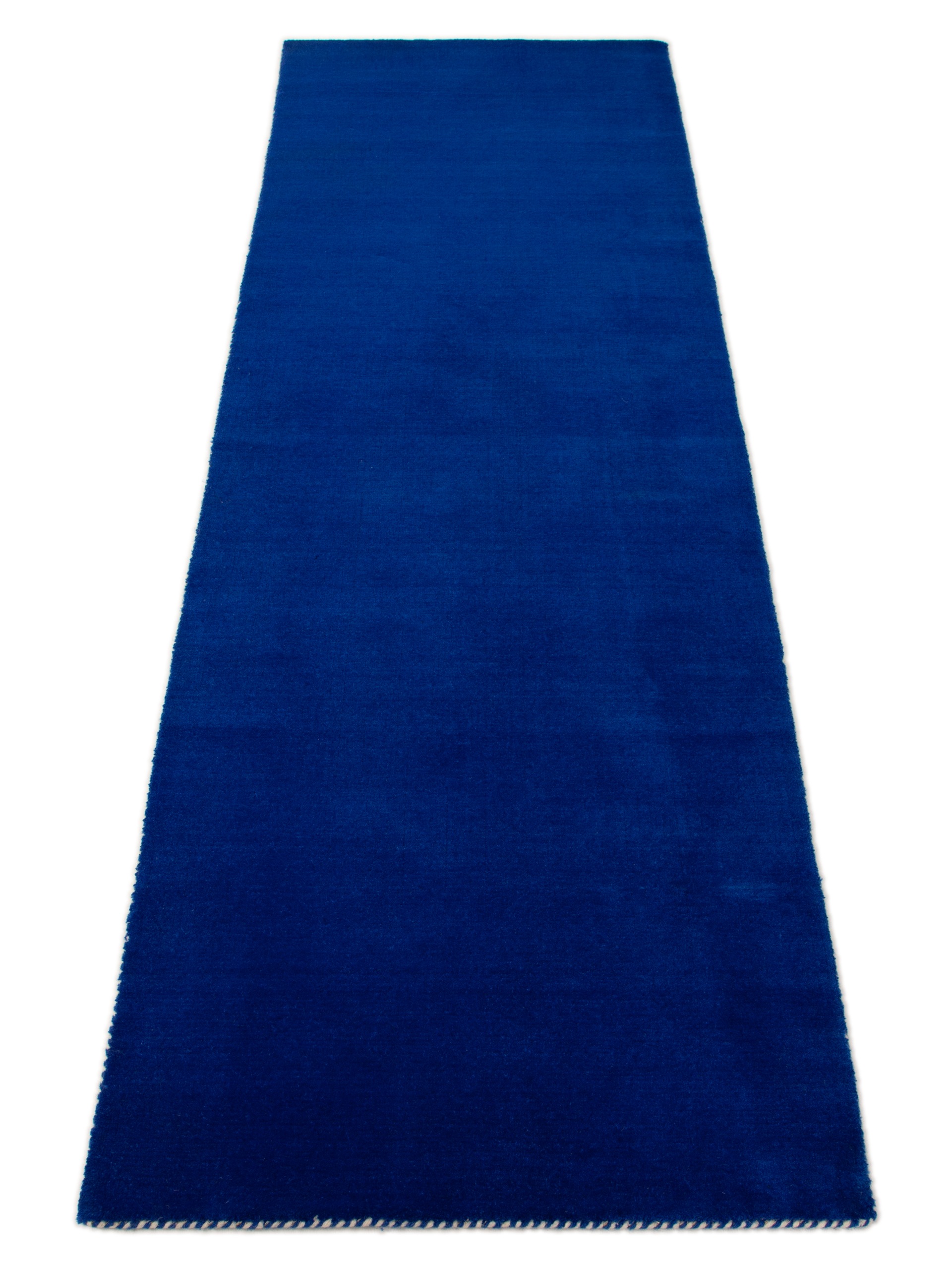 carpetfine Wollteppich »Gabbeh Lola Uni«, rechteckig, 14 mm Höhe, mit natürlichem Pflanzenmaterial von Hand gewebt, auch in Rund
