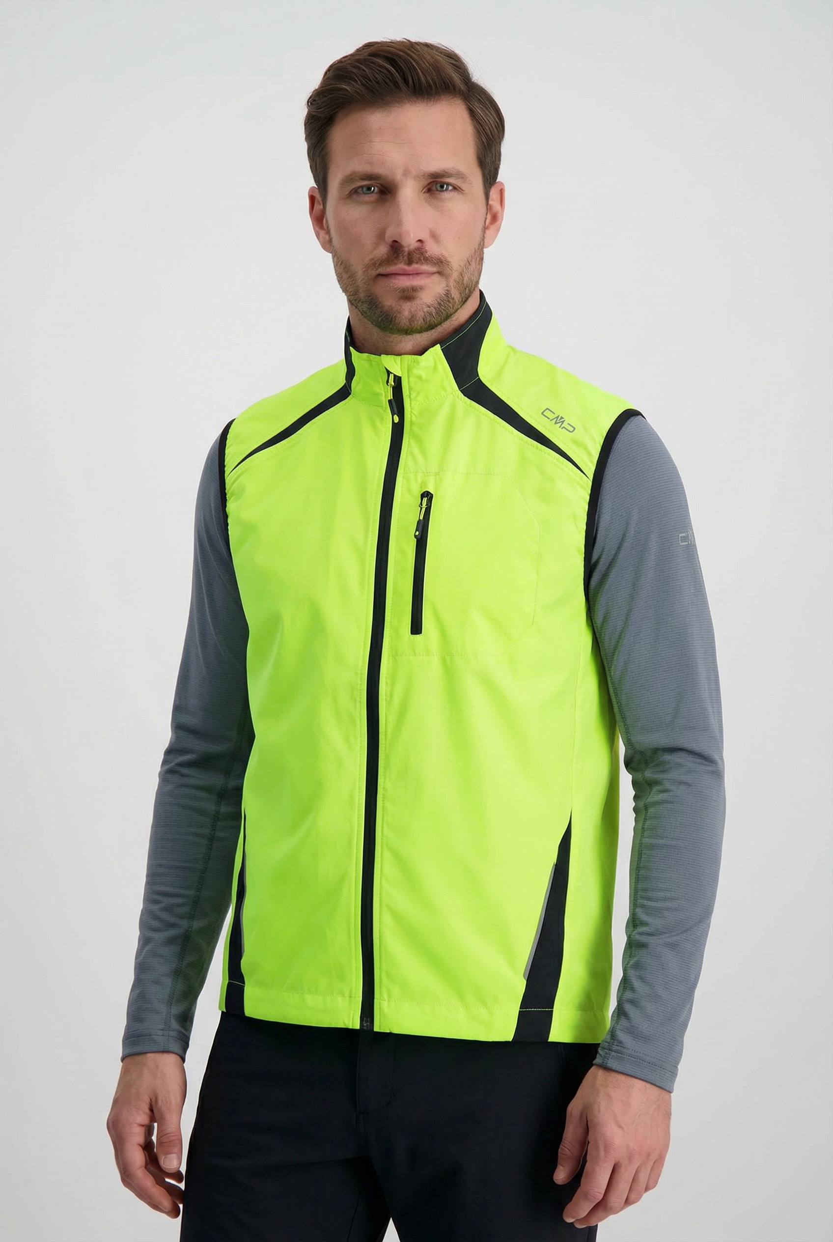 CMP Funktionsweste mit Gummizug in Taille und Ärmeln, für Radsport, für den Übergang