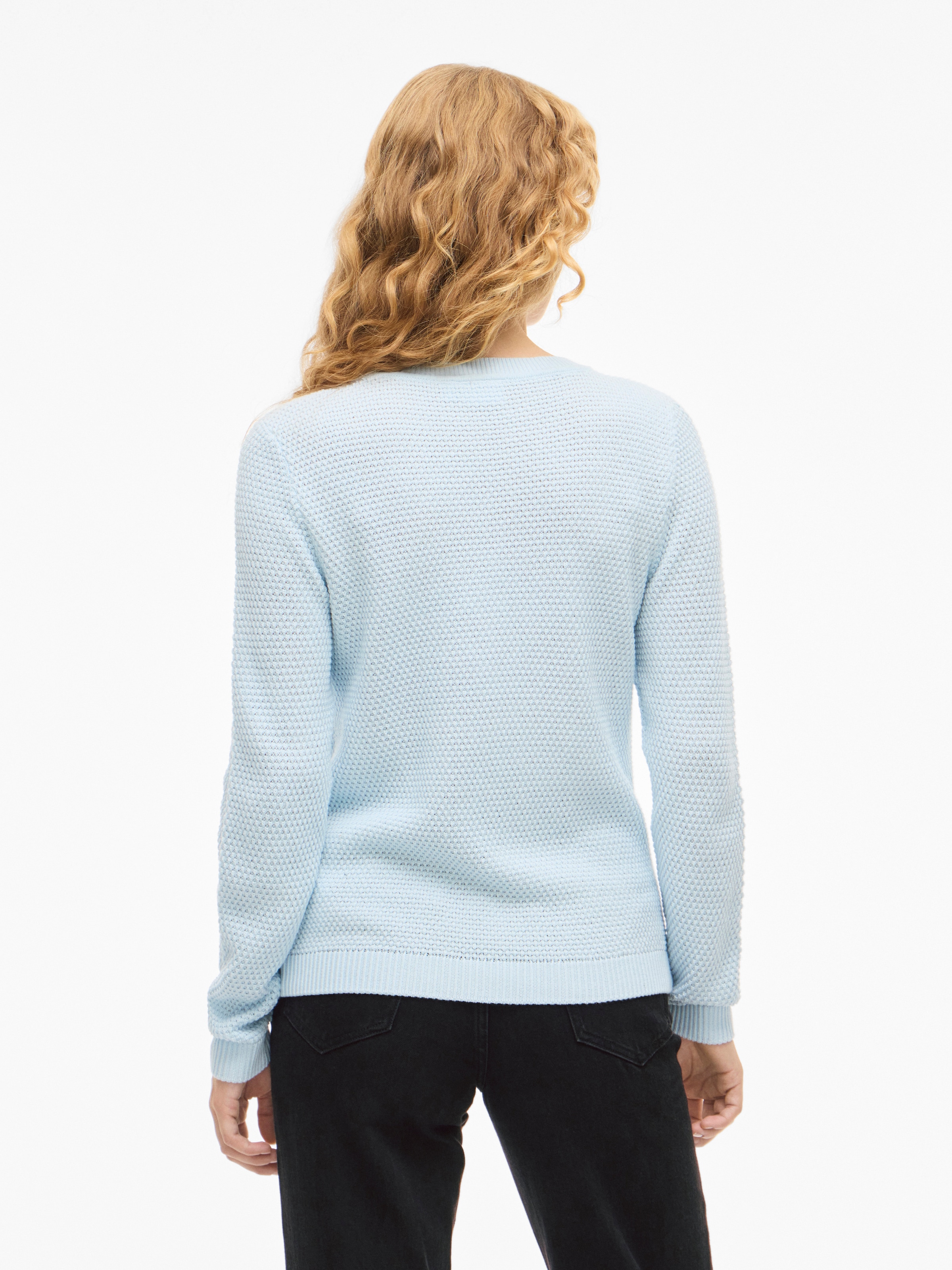 Vila Rundhalspullover »VIDALO O-NECK L/S KNIT TOP- NOOS«