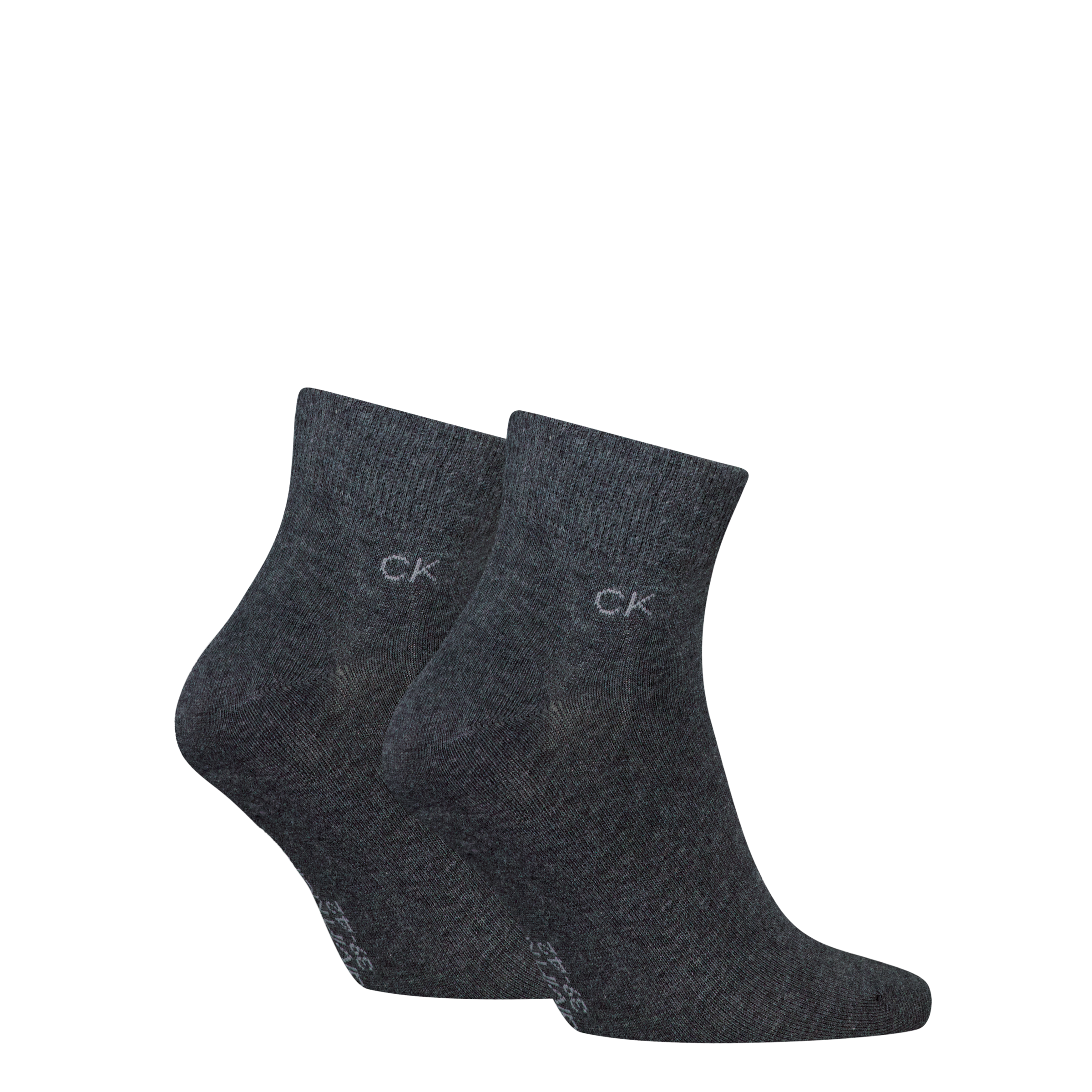 Calvin Klein Jeans Kurzsocken »CK MEN QUARTER 2P«, (2 Paar), Mit kleinem Rippenbündchen, CK-Logodetail