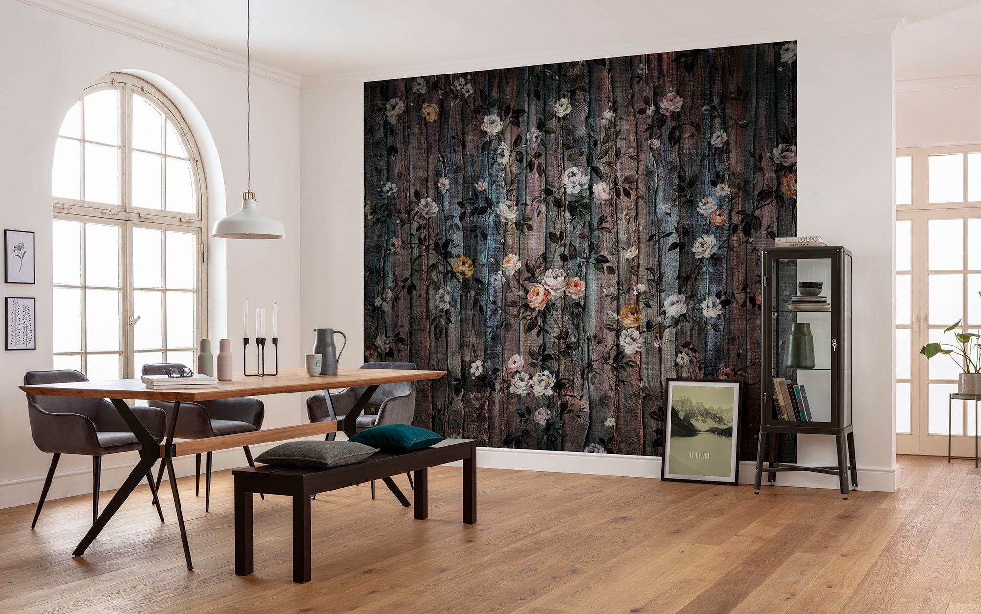 Komar Vliestapete »Digitaldruck Vlies - Grande Giardino - Größe 300 x 250 cm«, bedruckt, Wohnzimmer, Schlafzimmer