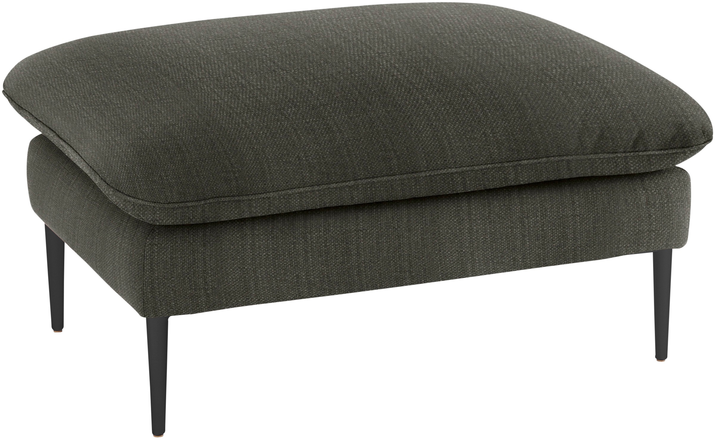W.SCHILLIG Hocker »enjoy&MORE«, Füße schwarz pulverbeschichtet, Breite 106 cm