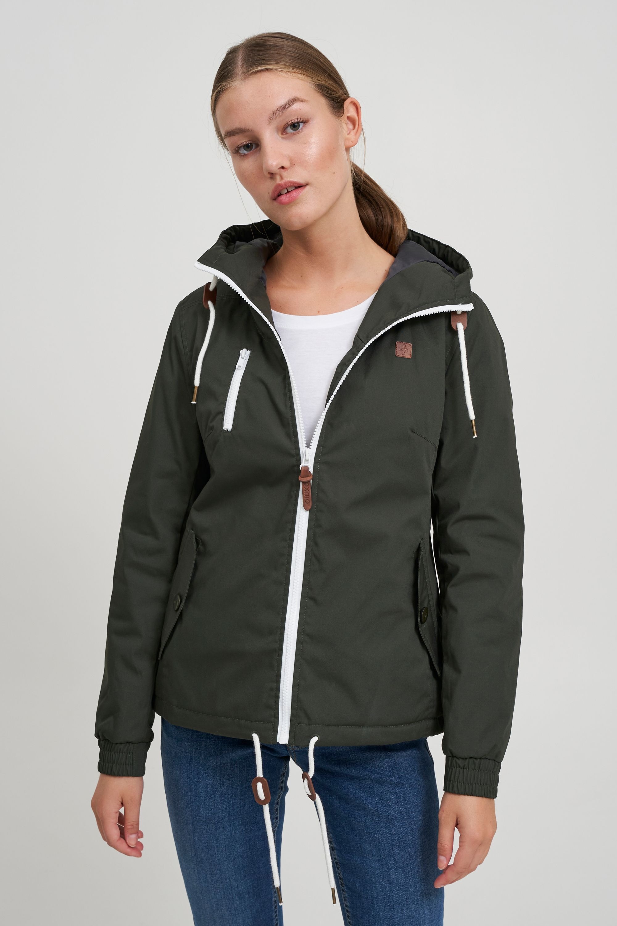 OXMO Kurzjacke »Kurzjacke OXTilda«, mit Kapuze