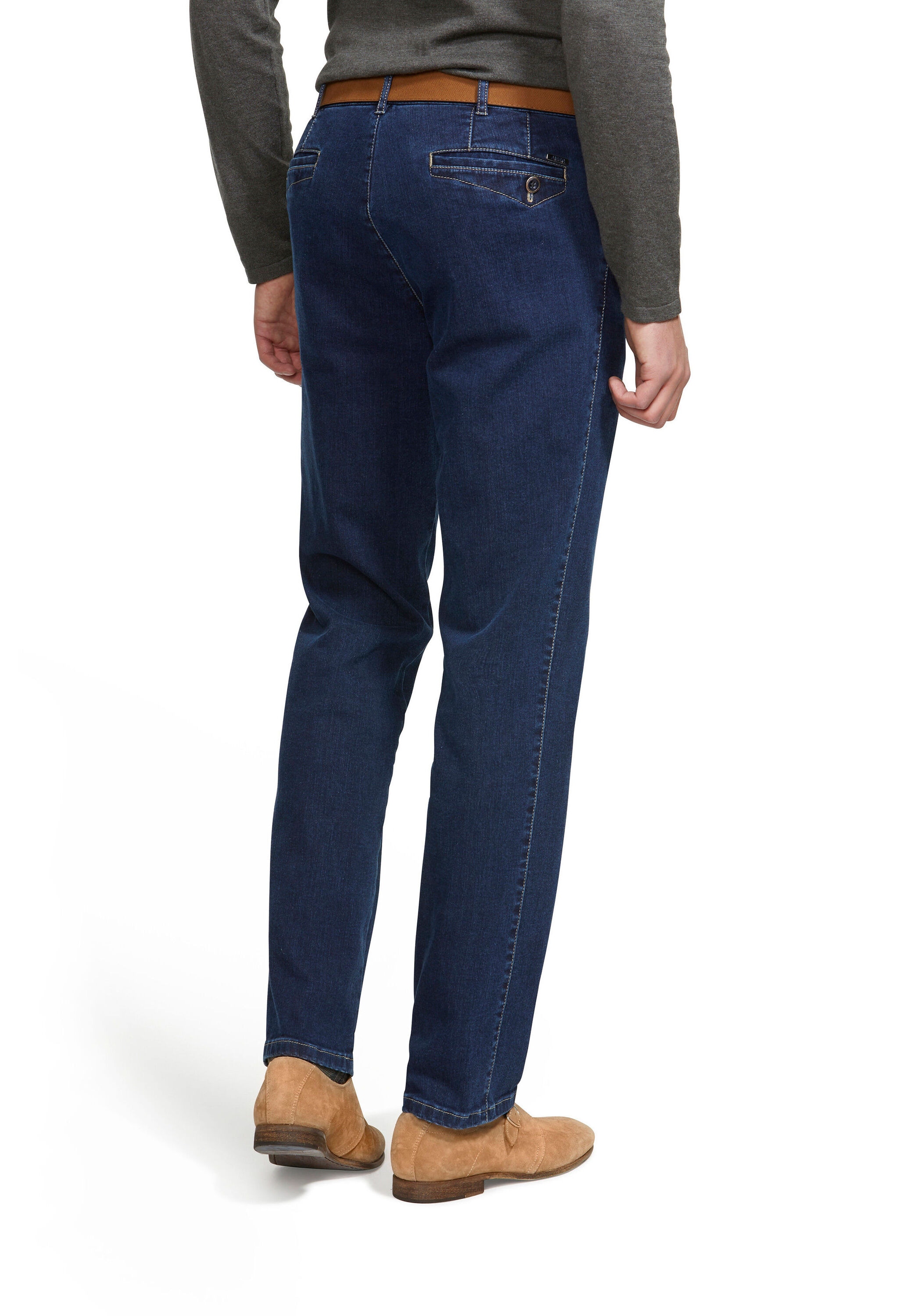 MEYER 5-Pocket-Jeans »Dublin« aus Stretch-Denim mit Dehnbund