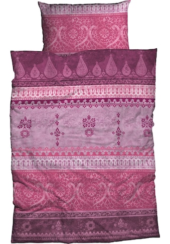 Bettwäsche »Indi mit modernen Ornamenten, aus 100% Baumwolle, in Satin oder Biber...