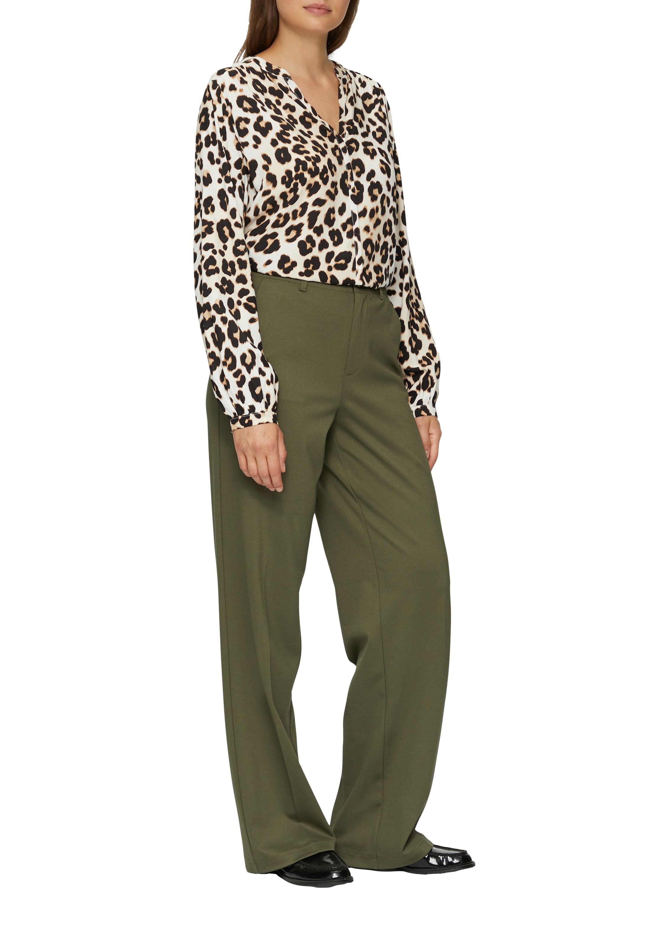 s.Oliver Langarmbluse, mit All-Over Print