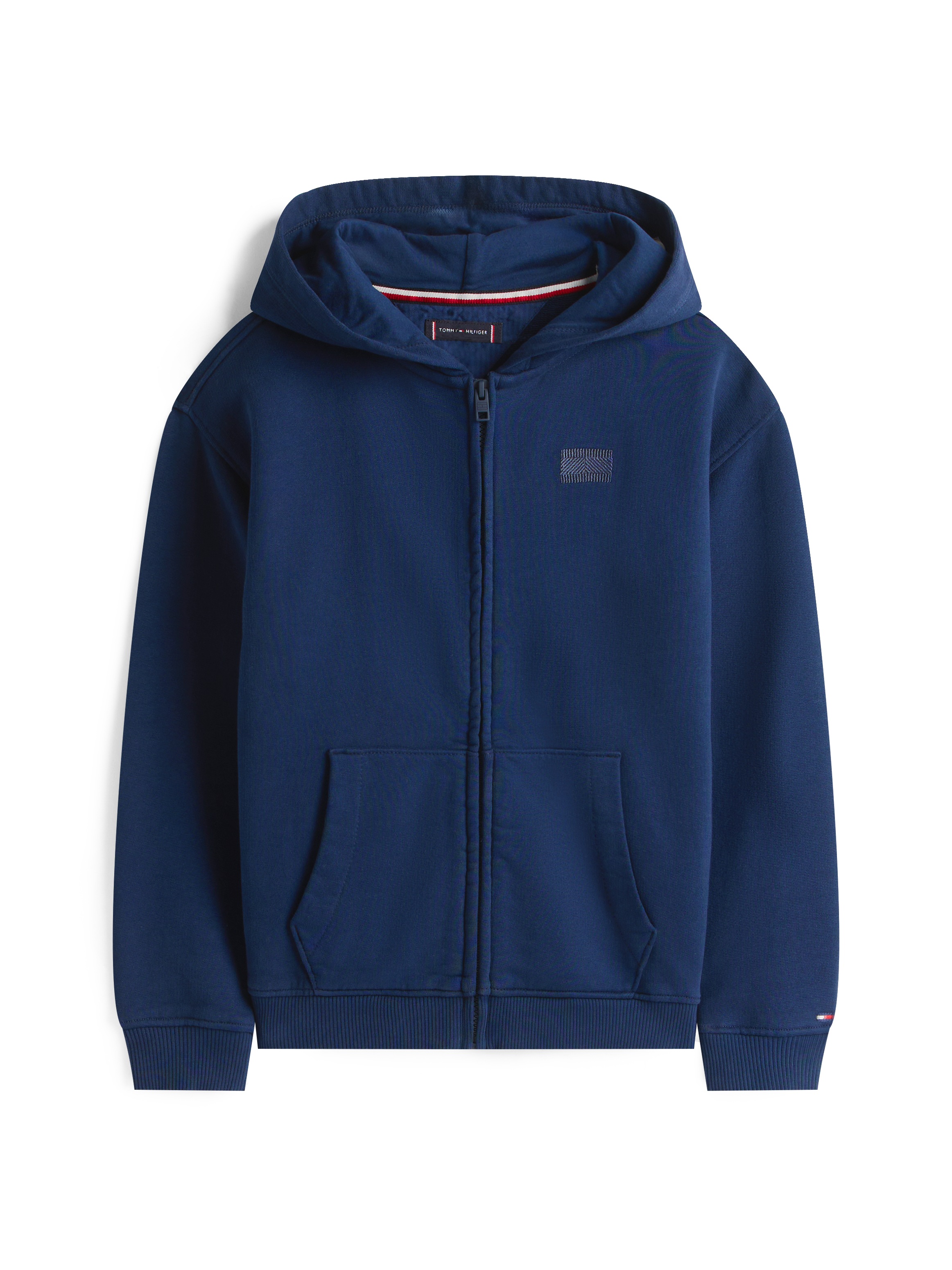 Tommy Hilfiger Kapuzensweatjacke »TONAL FLAG EMB ZIP HOODIE«, für Kinder bis 16 Jahre, mit Kapuze