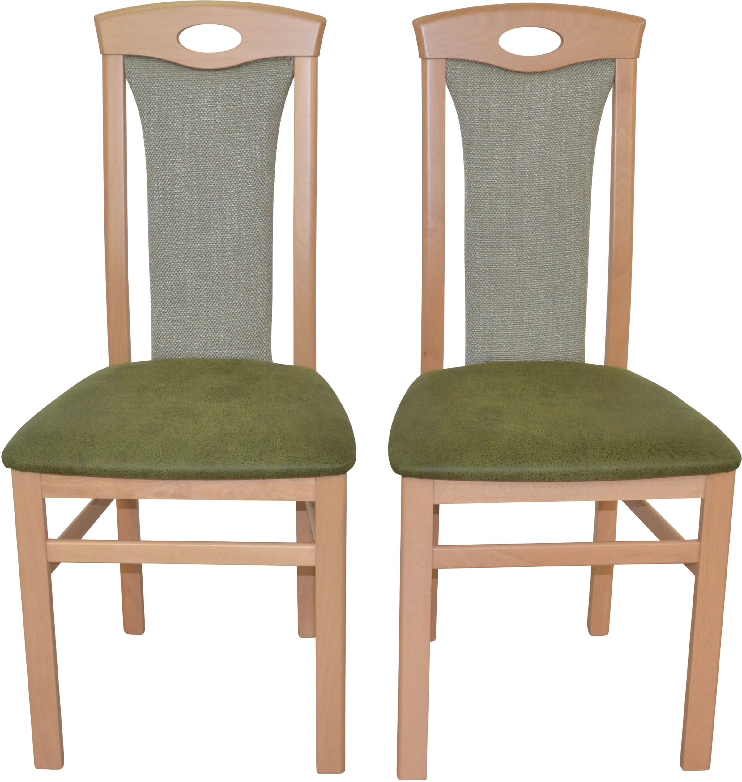 HOFMANN LIVING AND MORE 4-Fußstuhl, (Set), 2 St., Polyester-Kunstleder