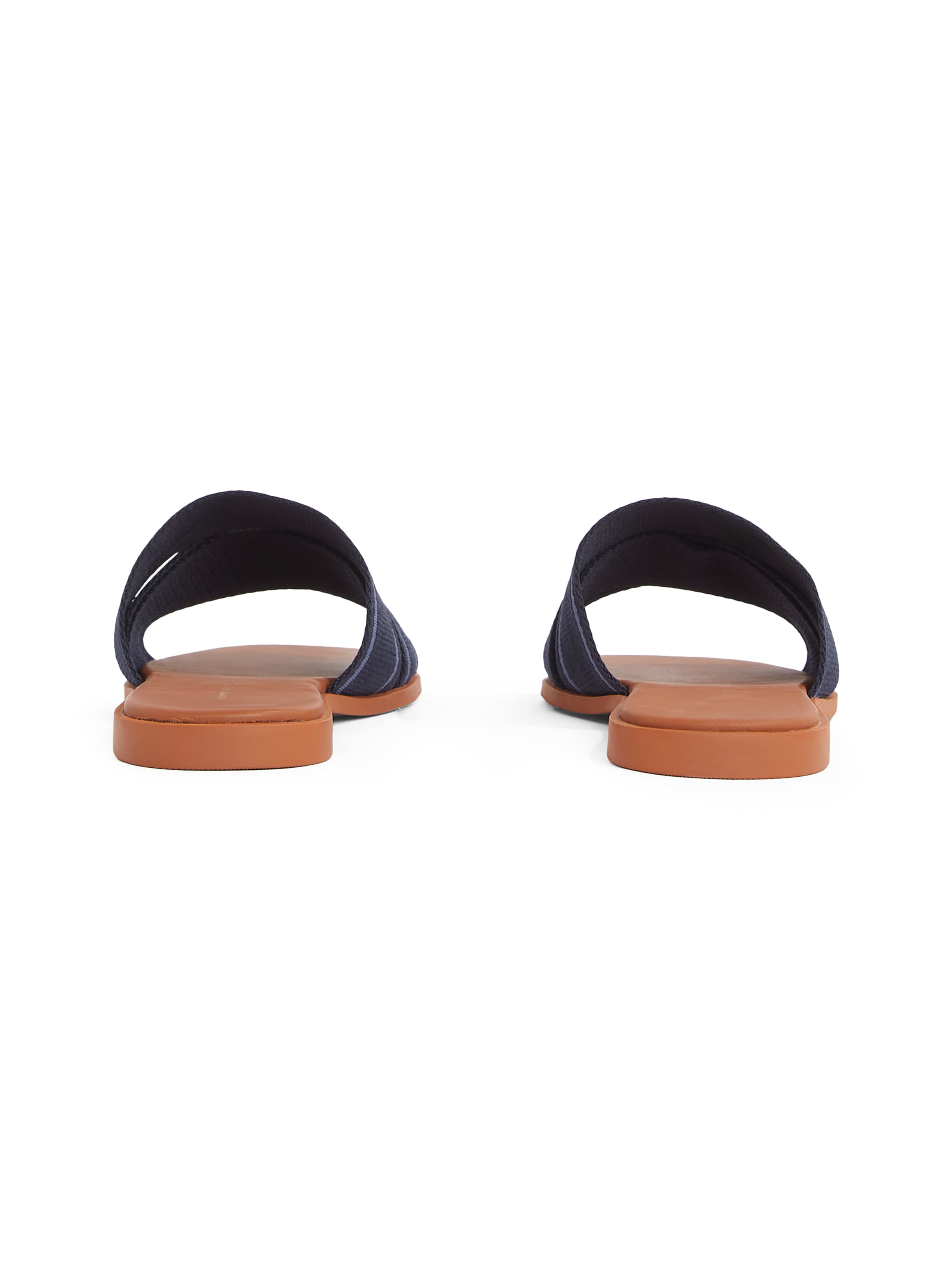 Tommy Hilfiger Pantolette »TOMMY HILFIGER WEBBING MULE«  , Blockabsatz, Sommerschuh, Bequemschuh, Flats mit Logoschriftzug