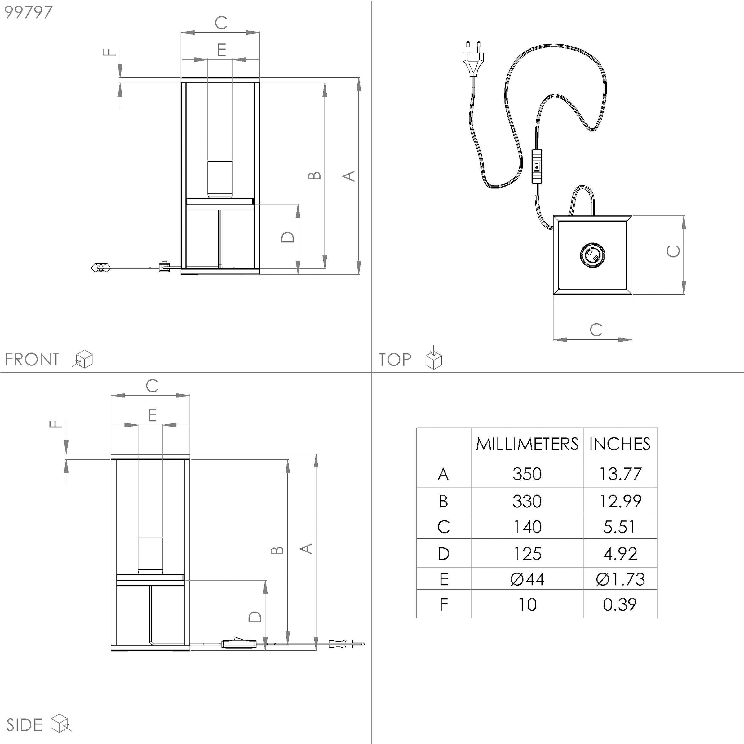 EGLO Tischleuchte »LIBERTAD Tischlampe, Stahl und Holz, E27, IP20, Nachttischlampe, Lampe« E27 1 Stk. Tischlampe, Tischleuchte, Nachttischlampe, Holz, Schalter, E27