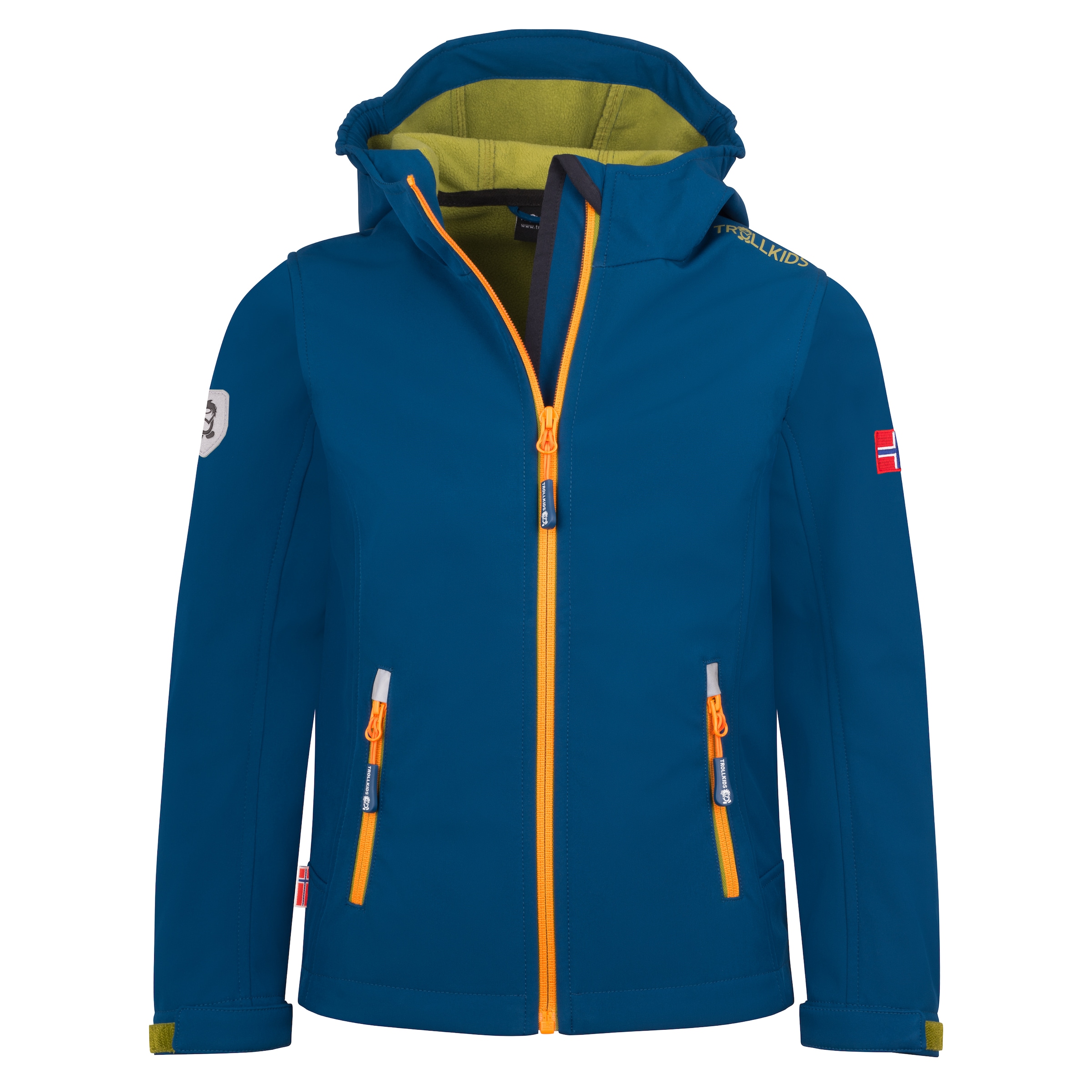 TROLLKIDS Softshelljacke »Kids Trollfjord Jacket« winddicht, wasserabweisend, mit Reißverschluss, Übergangsjacke