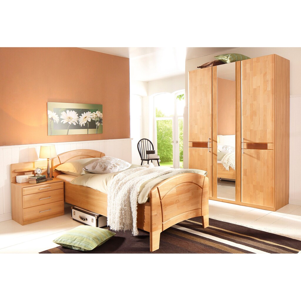 rauch Schlafzimmer-Set »Sarah«, (Set, 4 St.), mit Bett 100/200 cm und 2-oder 3-trg Schrank